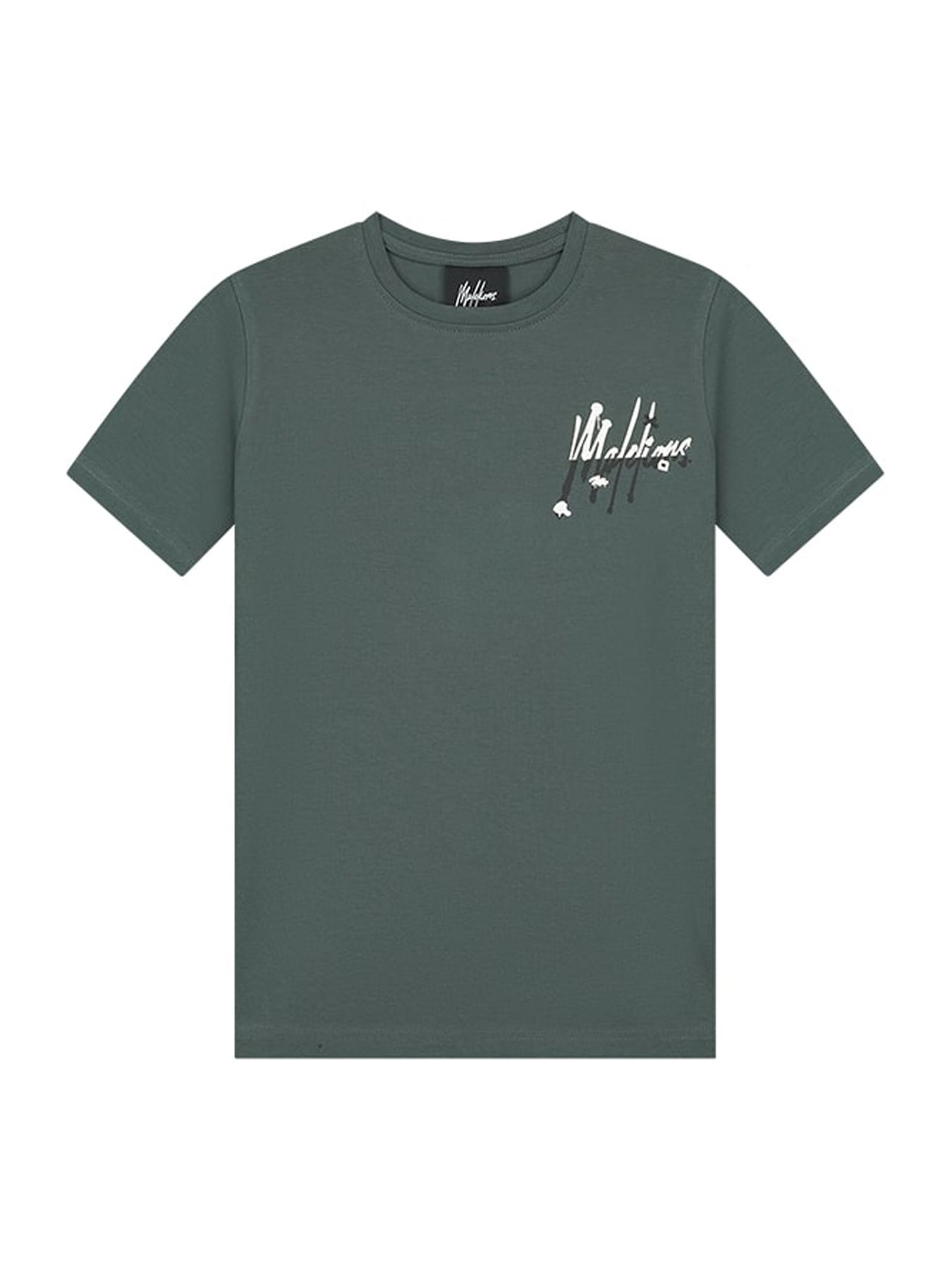 Malelions Junior Graffiti split t-shirt Teal/Off-White 2900149767056