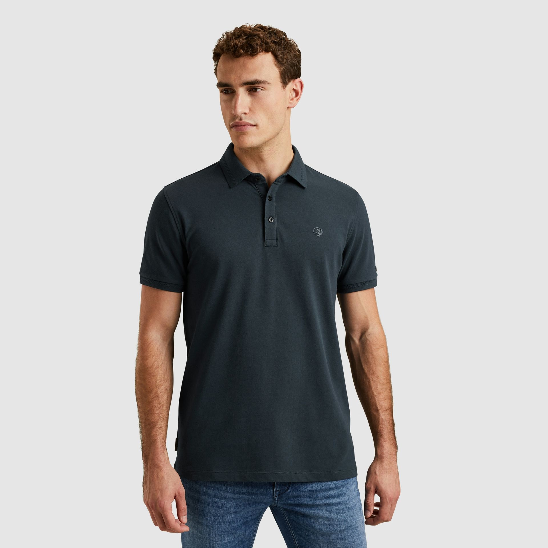 Short sleeve polo fine pique essen