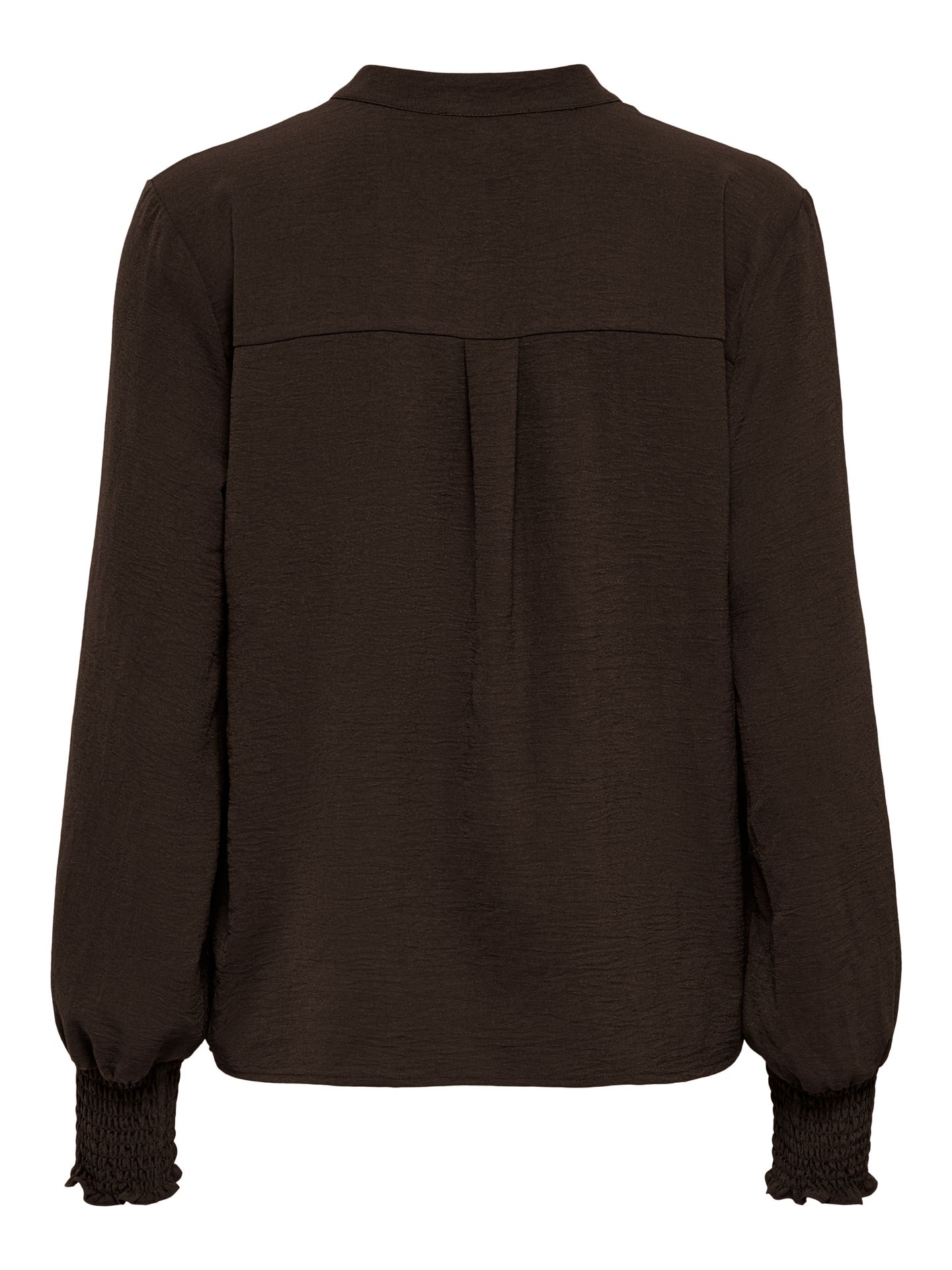 Only ONLMETTE V-NECK LS SMOCK TOP NOOS W Coffee Bean 2900168307035