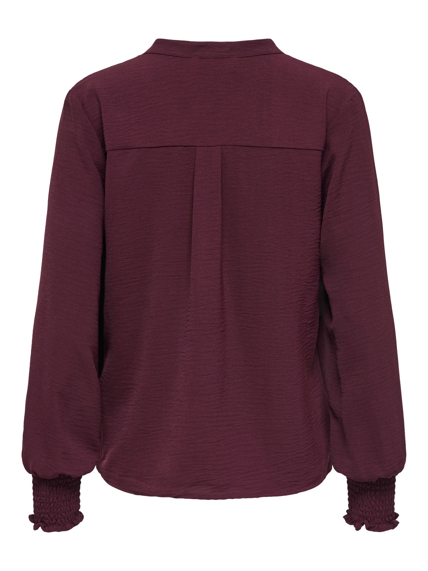 Only ONLMETTE V-NECK LS SMOCK TOP NOOS W Decadent Chocolate 00109731-EKA26011400003645