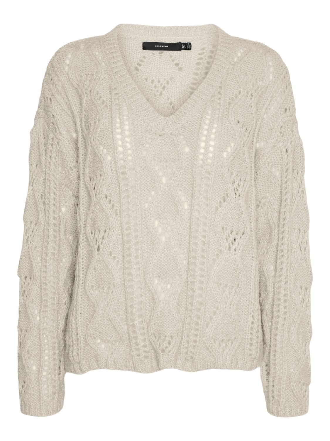 Vero Moda VMNEWERINSTRUCTURE LS V-NK PULLOV G Birch 00109799-EKA26011400000114