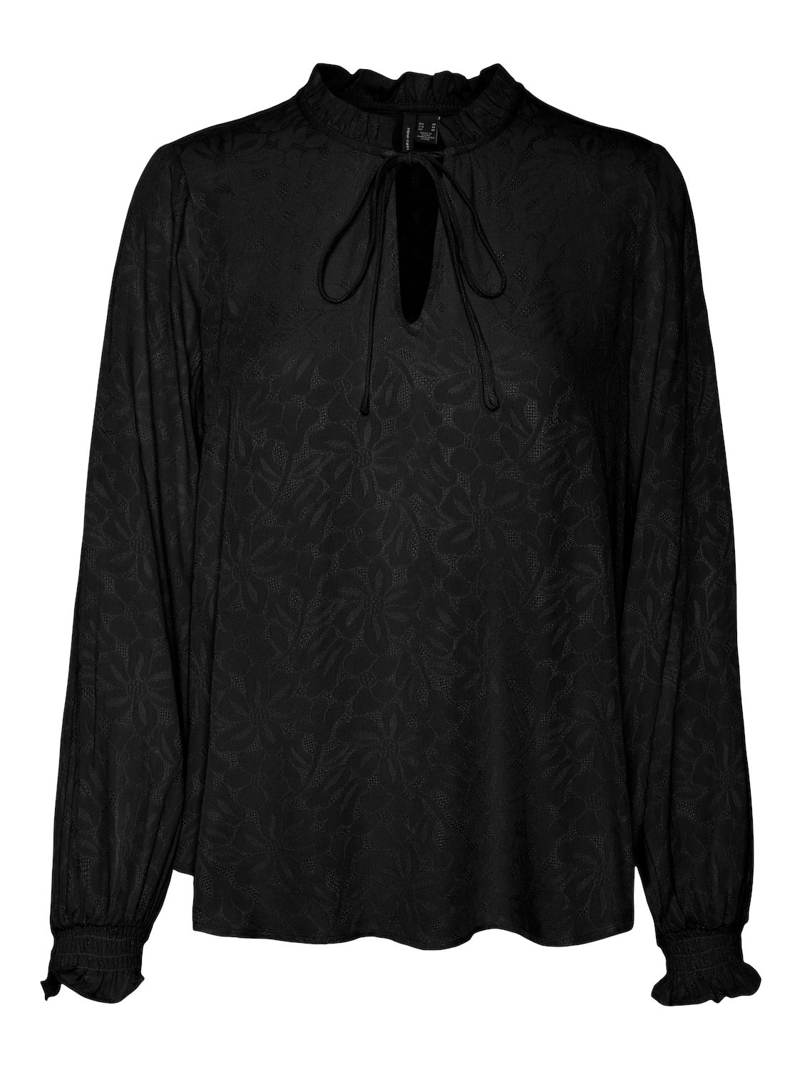 Vero Moda VMBAILI LS TOP WVN GA Black 00109814-EKA26011400000025