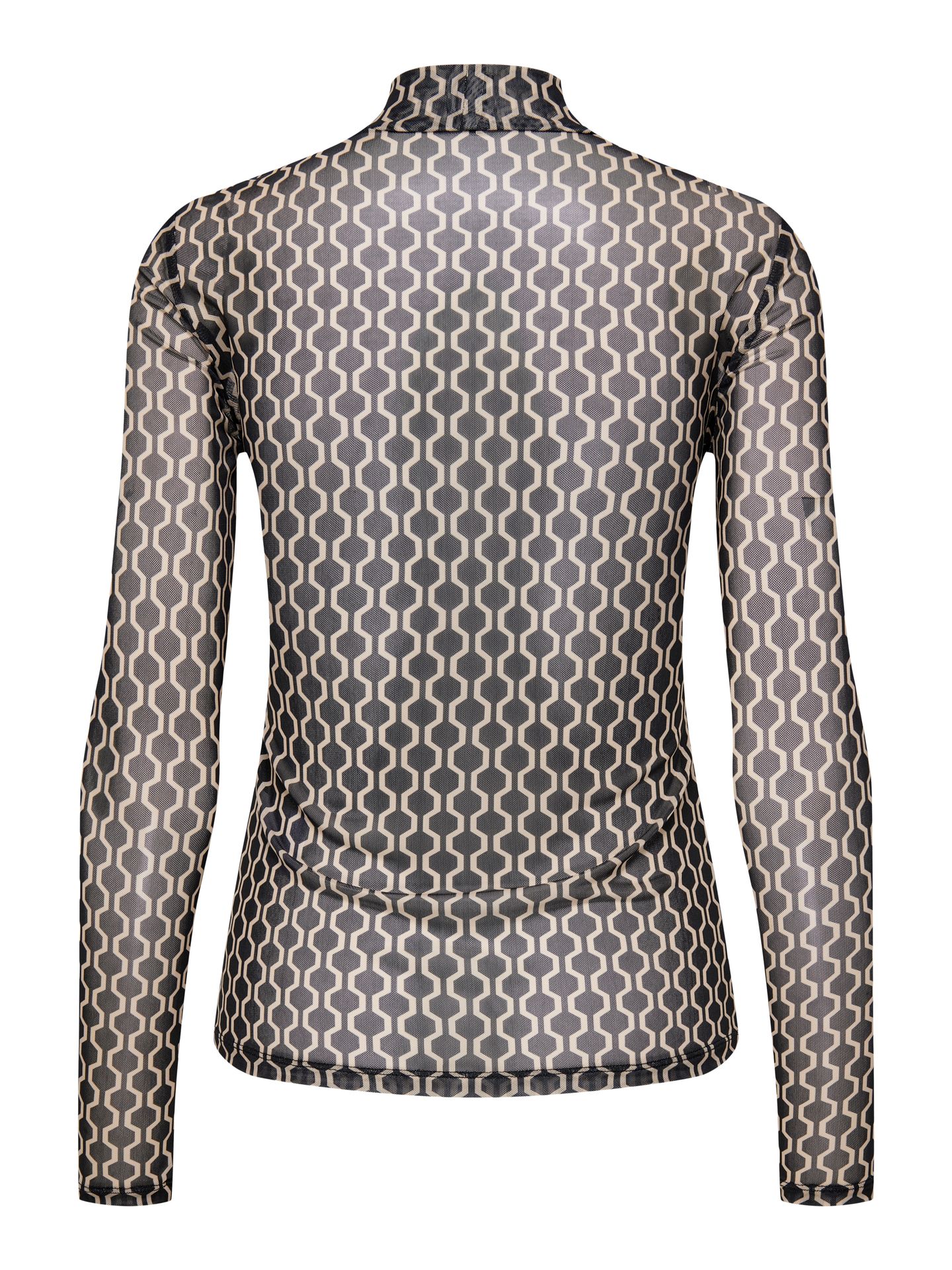 Only ONLERICA LIFE MESH L/S TOP JRS NOOS Black/Whitecap Gray/ Toasted Coco M 2900150324033