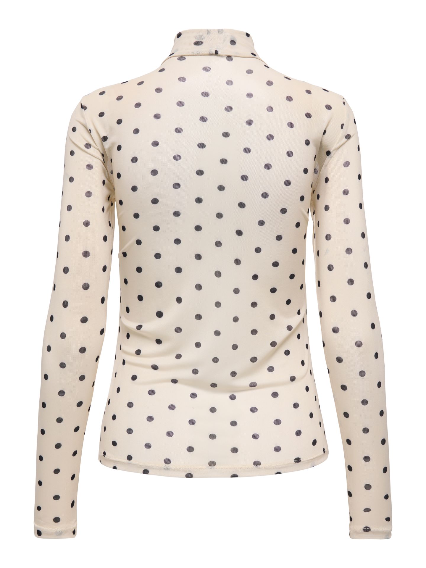 Only ONLERICA LIFE MESH L/S TOP JRS NOOS Seedpearl/Black dot 2900168595036