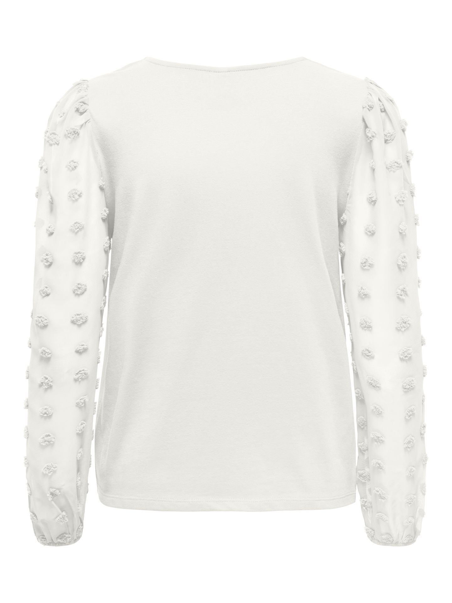 Only ONLEMERY LIFE L/S MIX TOP BOX JRS Cloud Dancer 2900150329045