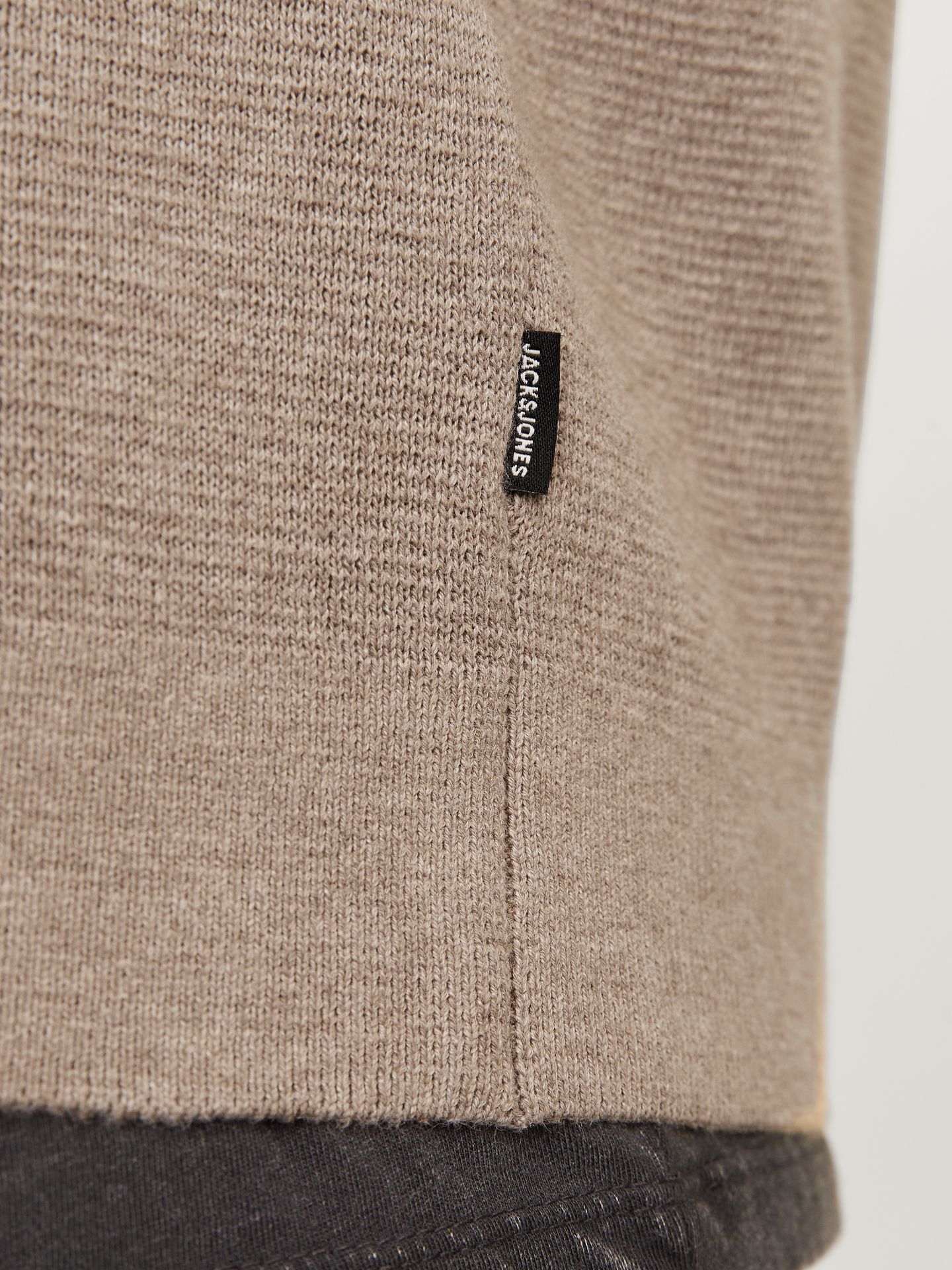 Jack & Jones JPRBLAMILANO STITCH KNIT HALF ZIP S Greige/COMFORT FIT 2900150340033 Jack & Jones JPRBLAMILANO STITCH KNIT HALF ZIP S Greige/COMFORT FIT 2900150340033