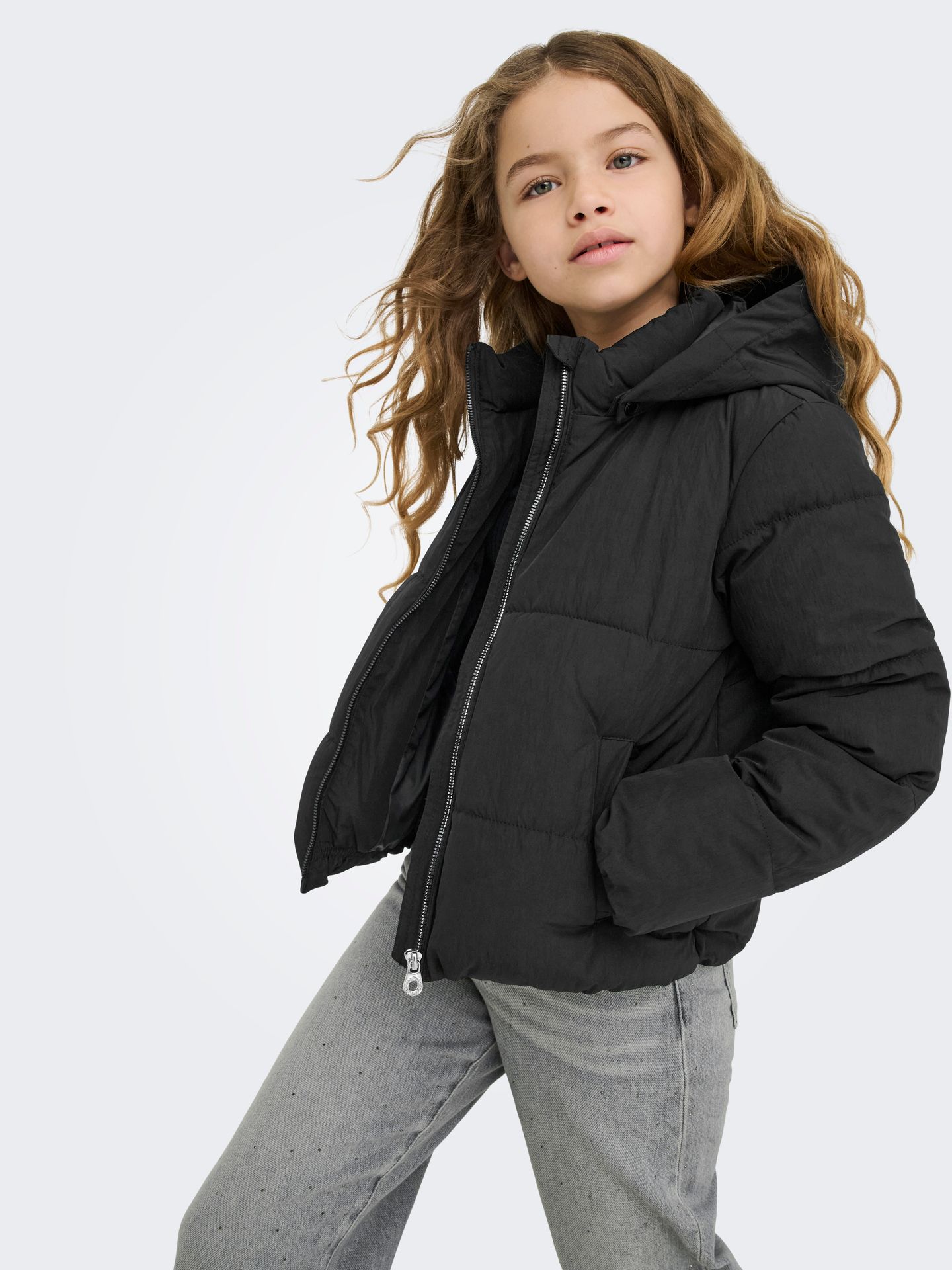 Kids Only KOGDOLLY SHORT PUFFER JACKET OTW NO Black 2900150348053