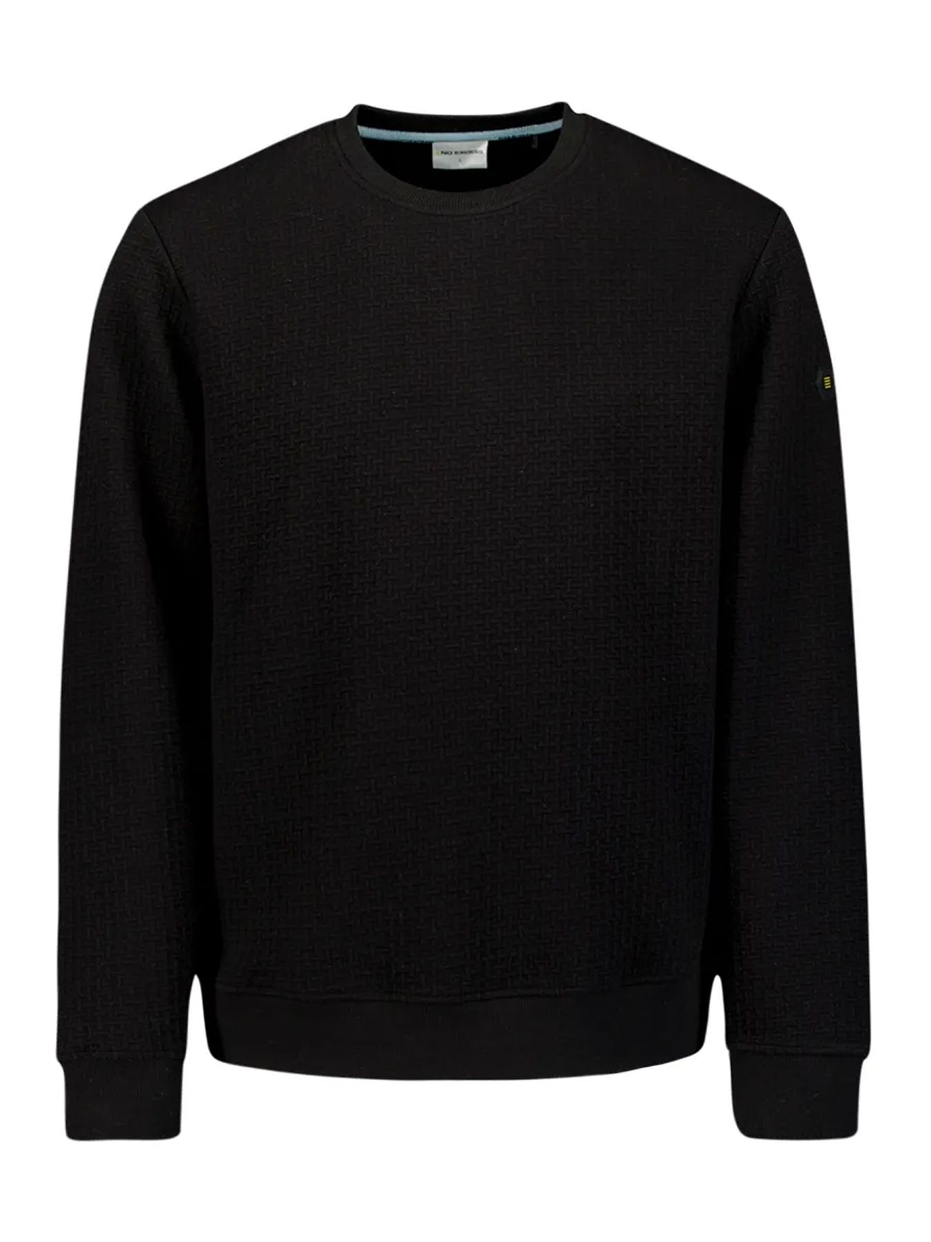 Sweater Crewneck Double Layer Jacquard Stretch