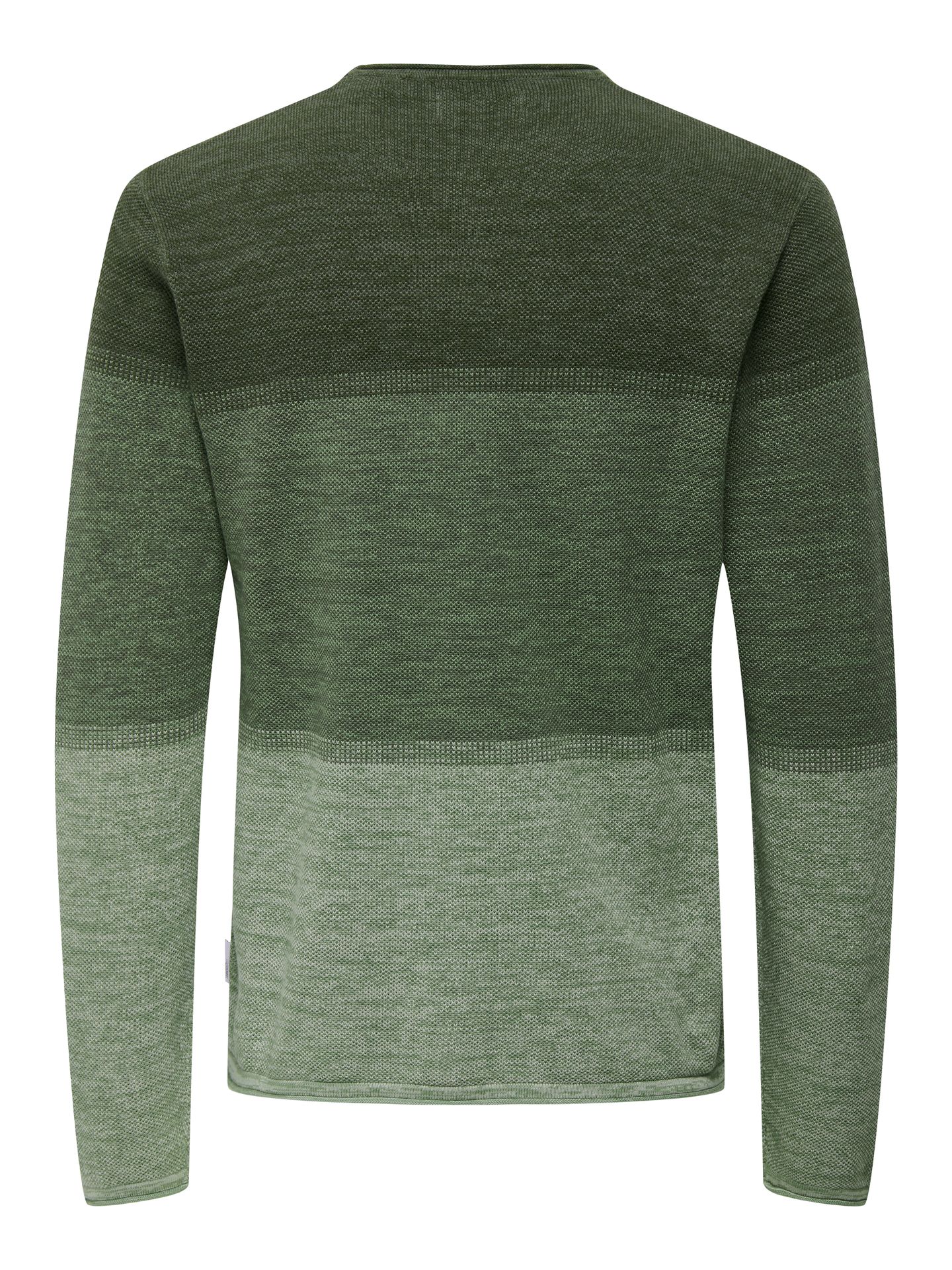 Only & Sons ONSFELIX REG 12 CREW KNIT NOOS Castor Gray/GRADING 2900158530054