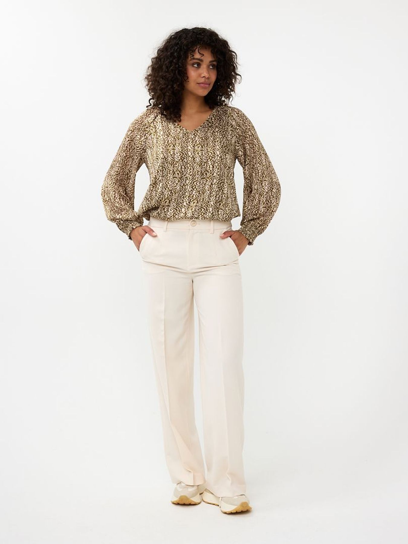 Esqualo Blouse smocking Dimension print 999 print 2900150551149