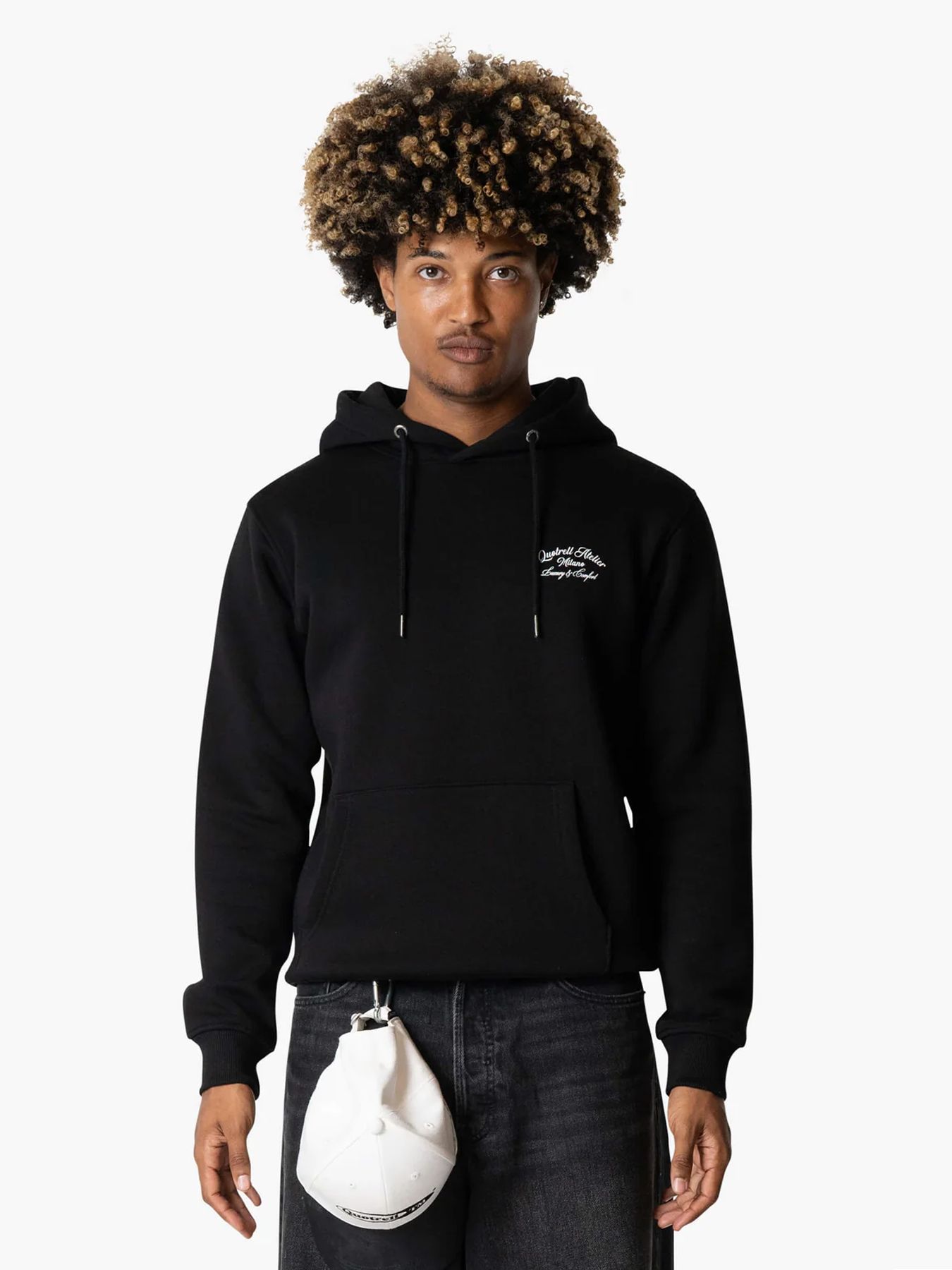 Quotrell Atelier milano hoodie Black/White 2900150571048