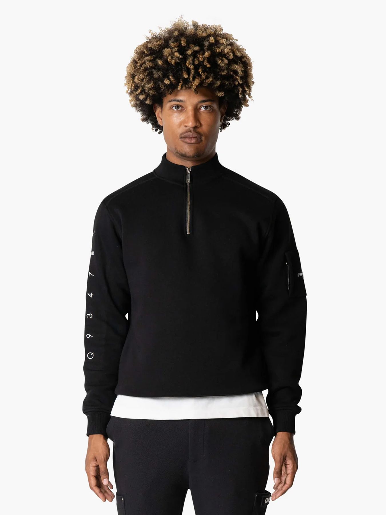 Quotrell Defender halfzip Black/White 2900150576036