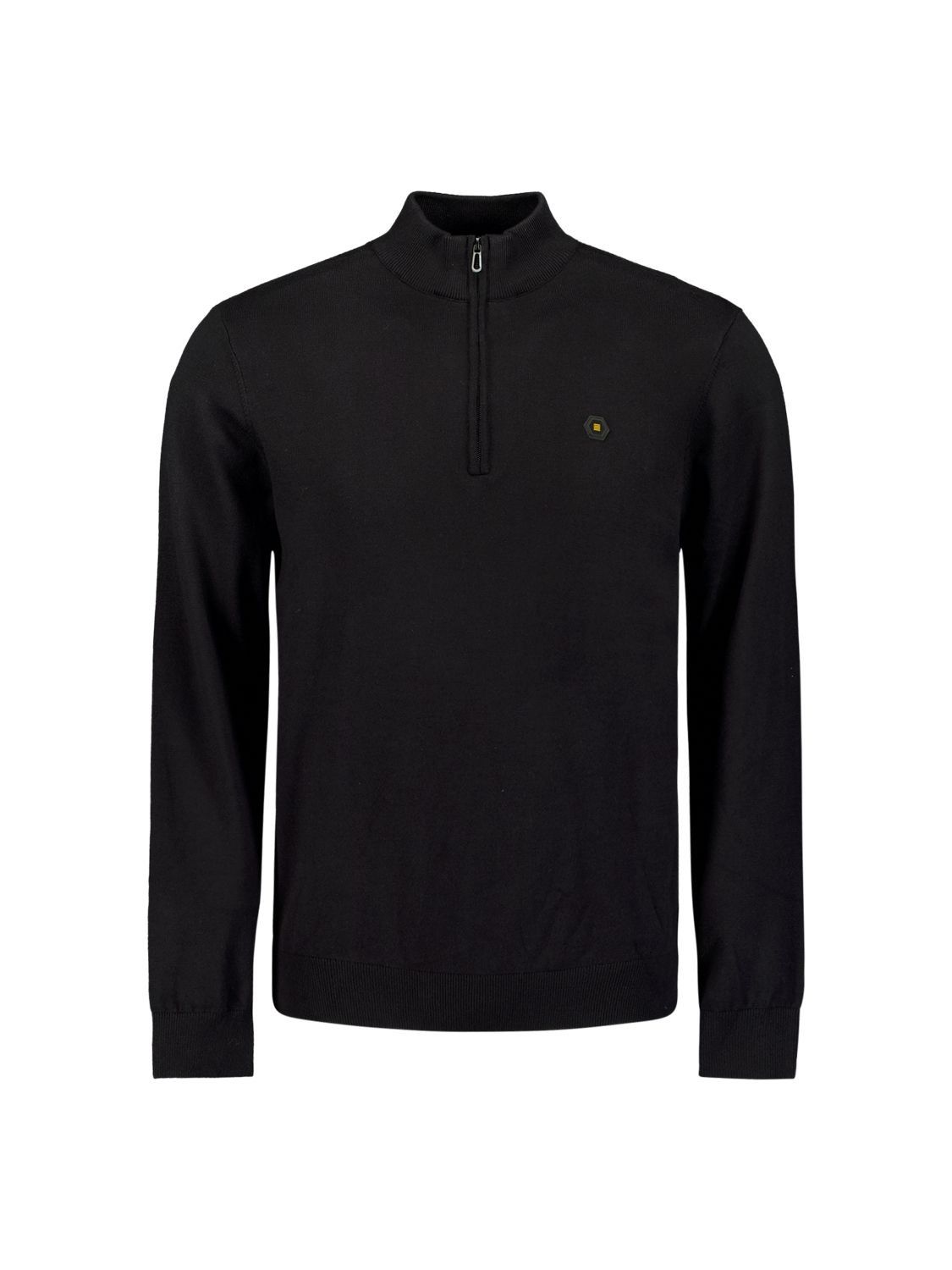 No Excess Pullover Half Zip 2 Coloured Melange 020 black 2900150579044