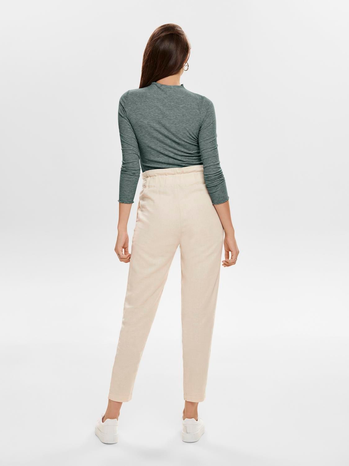 Only ONLEMMA L/S HIGH NECK TOP NOOS JRS Balsam Green/MELANGE 2900150586042 Only ONLEMMA L/S HIGH NECK TOP NOOS JRS Balsam Green/MELANGE 2900150586042