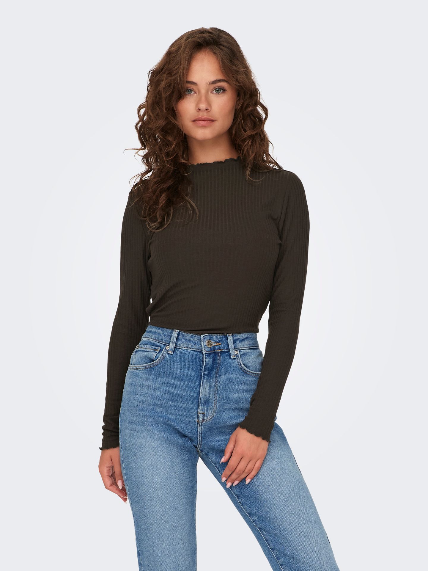 Only ONLEMMA L/S HIGH NECK TOP NOOS JRS Demitasse 2900160257031