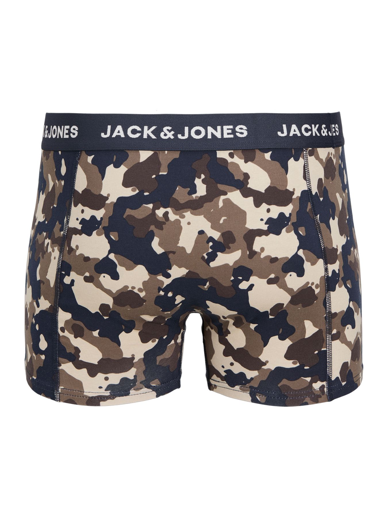 Jack & Jones JACCAMOFLAGE TRUNKS 3 PACK Navy Blazer/Navy Blazer - Deep Teal 2900150588039