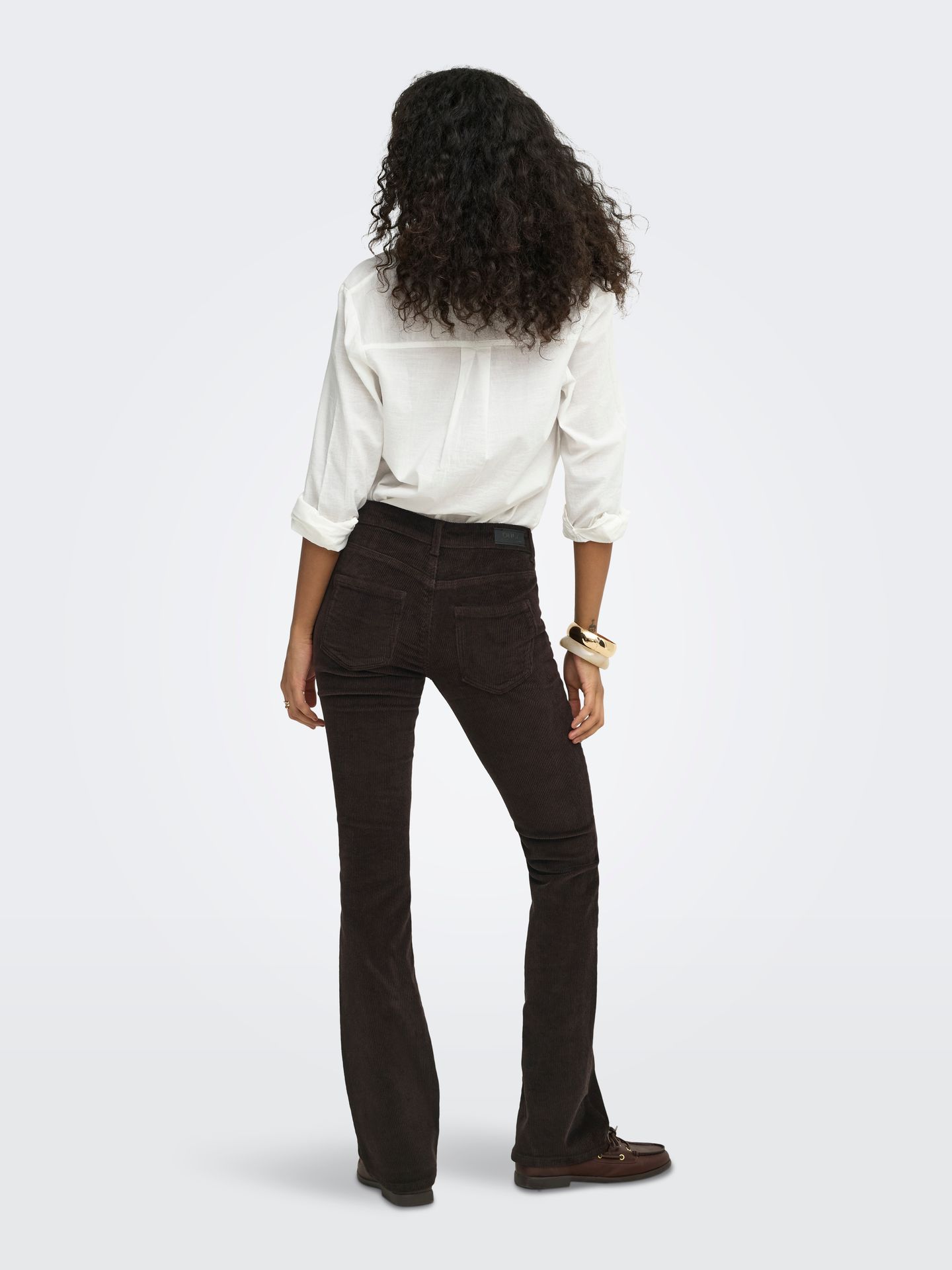Only ONLMARY-GLOBAL MID CORD FLARED PNT Black Coffee 2900168524067