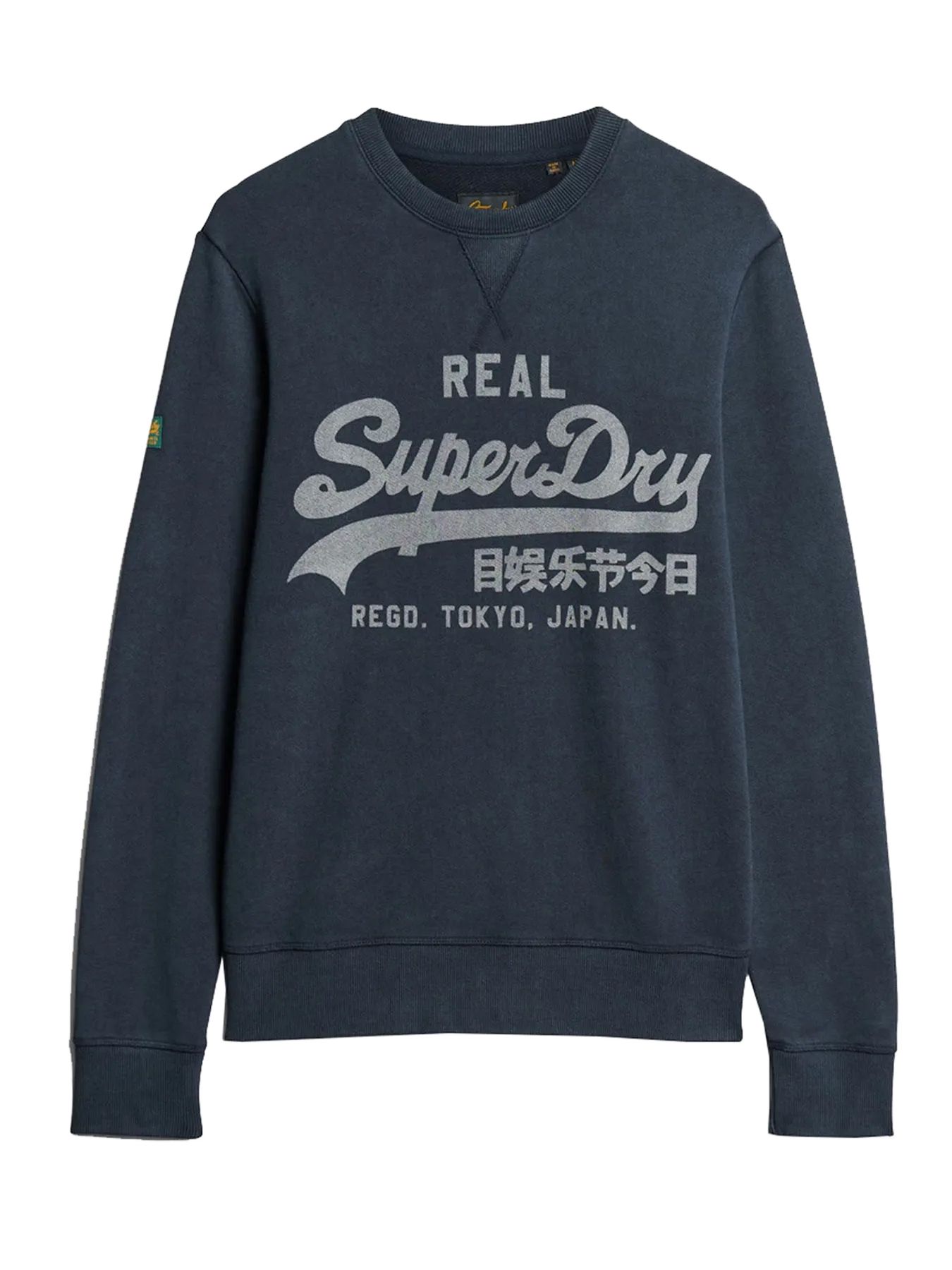 Superdry Classic vl graphic sweatshirt Eclipse 00110191-98T