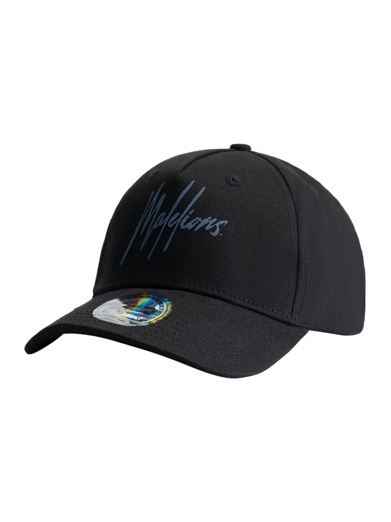 Malelions Men striped signature cap Black 00110195-999