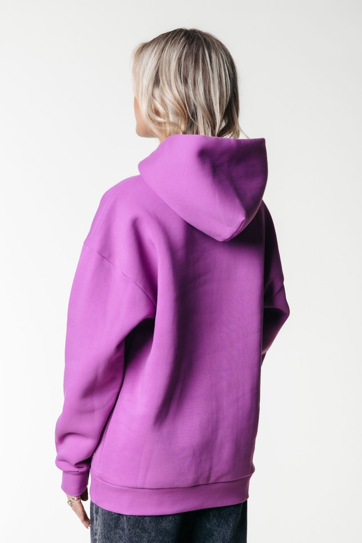 Colourful Rebel Label Clean Hoodie 646 violet pink 2900150612031