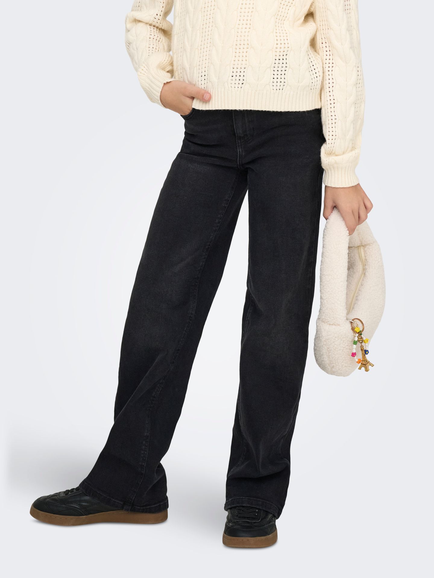 Kids Only KOGJUICY LIFE WIDE LEG DNM DCC369 N Washed Black 00110226-EKA26011400000929