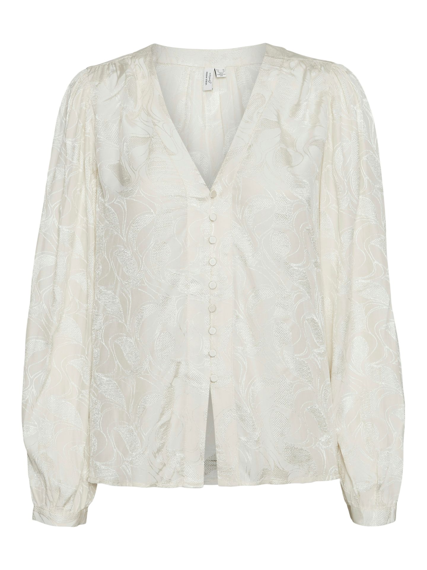 Vero Moda VMMOLA L/S SHIRT WVN BTQ Birch 00110230-EKA26011400000114