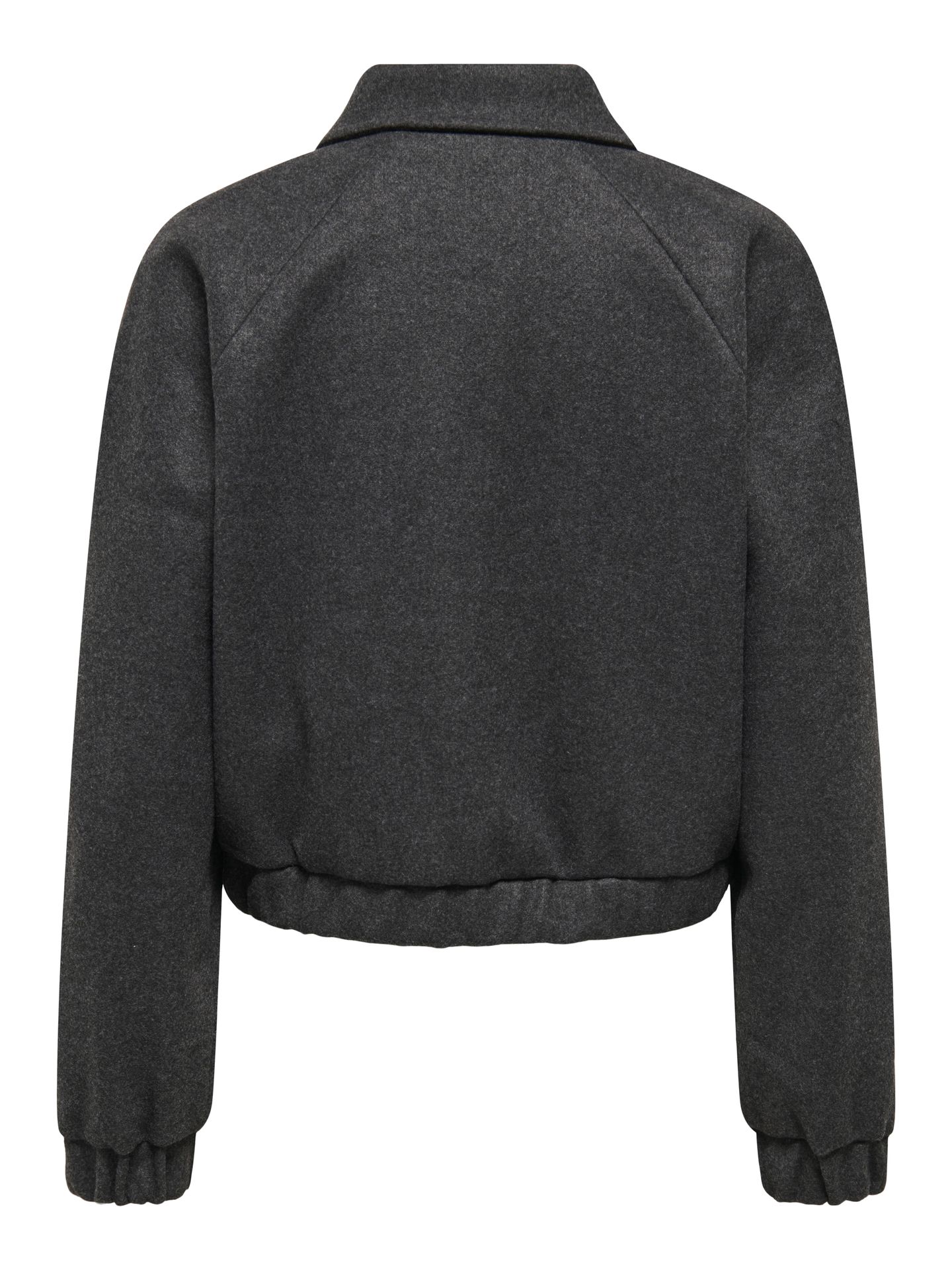 Only ONLNANCY LIFE COLLAR JACKET CC OTW Dark Grey Melange 00110231-EKA26011400000313