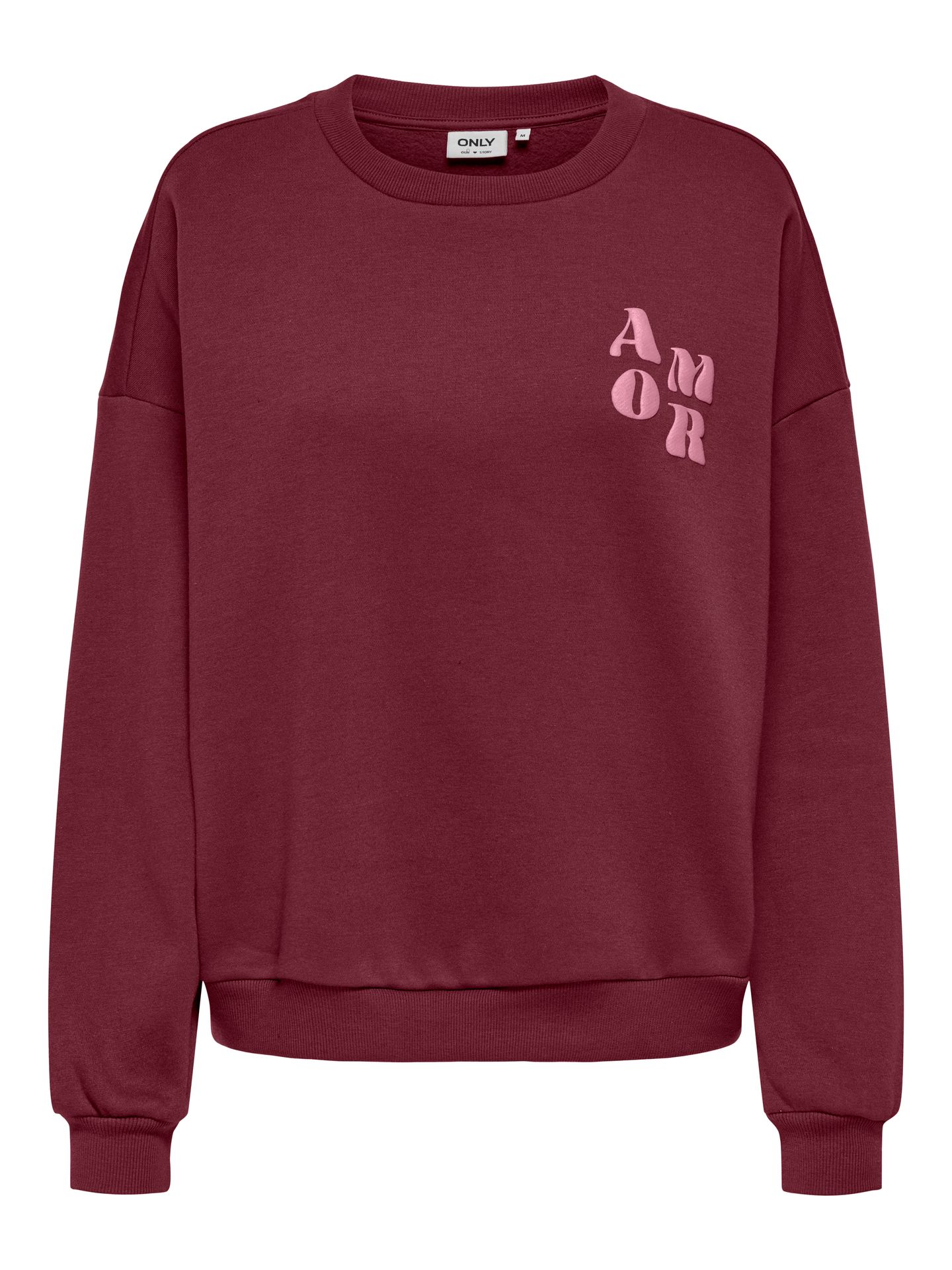 Only ONLMAREY L/S O-NECK PRINT BOX CS SW Zinfandel/Amor wild rose 2900161548060 Only ONLMAREY L/S O-NECK PRINT BOX CS SW Zinfandel/Amor wild rose 2900161548060