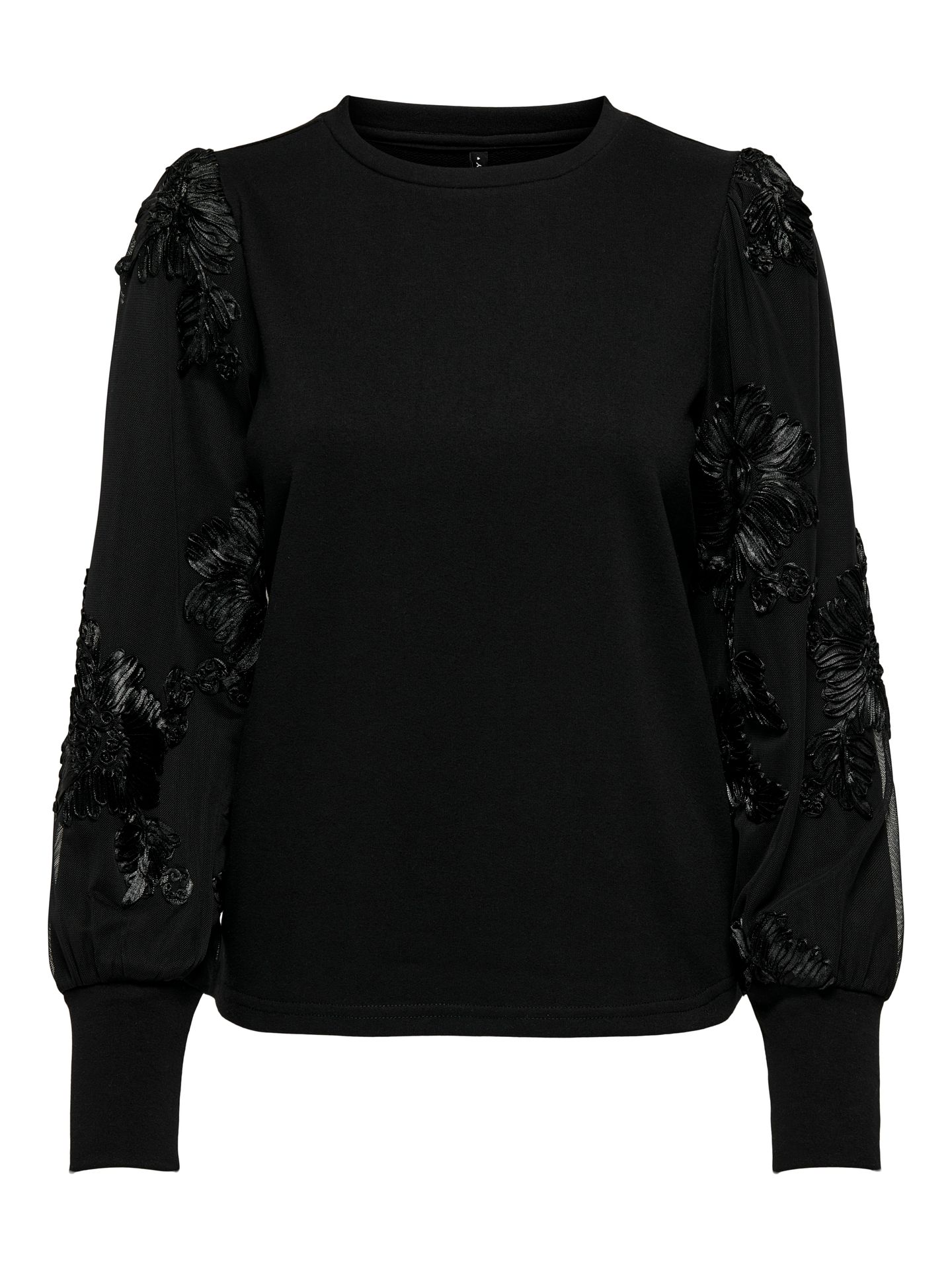 Only ONLROSANNA L/S O-NECK MIX CS SWT Black/SOLID BLACK 00110235-EKA26011400000044