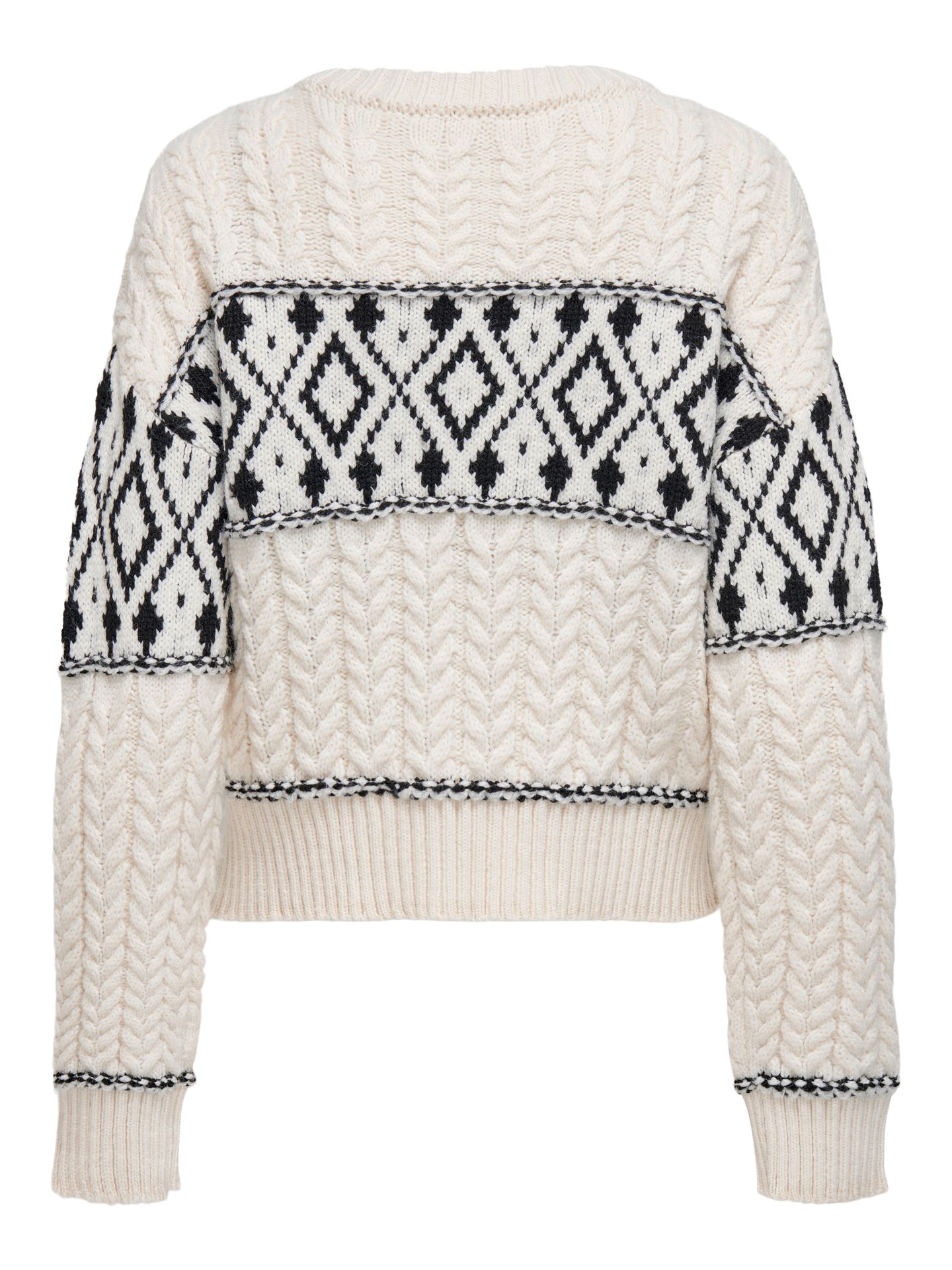 Only ONLMARENT L/S PULLOVER KNT NOOS Cloud Dancer/2024 BRODERIE ANGLAISE 2900150659029