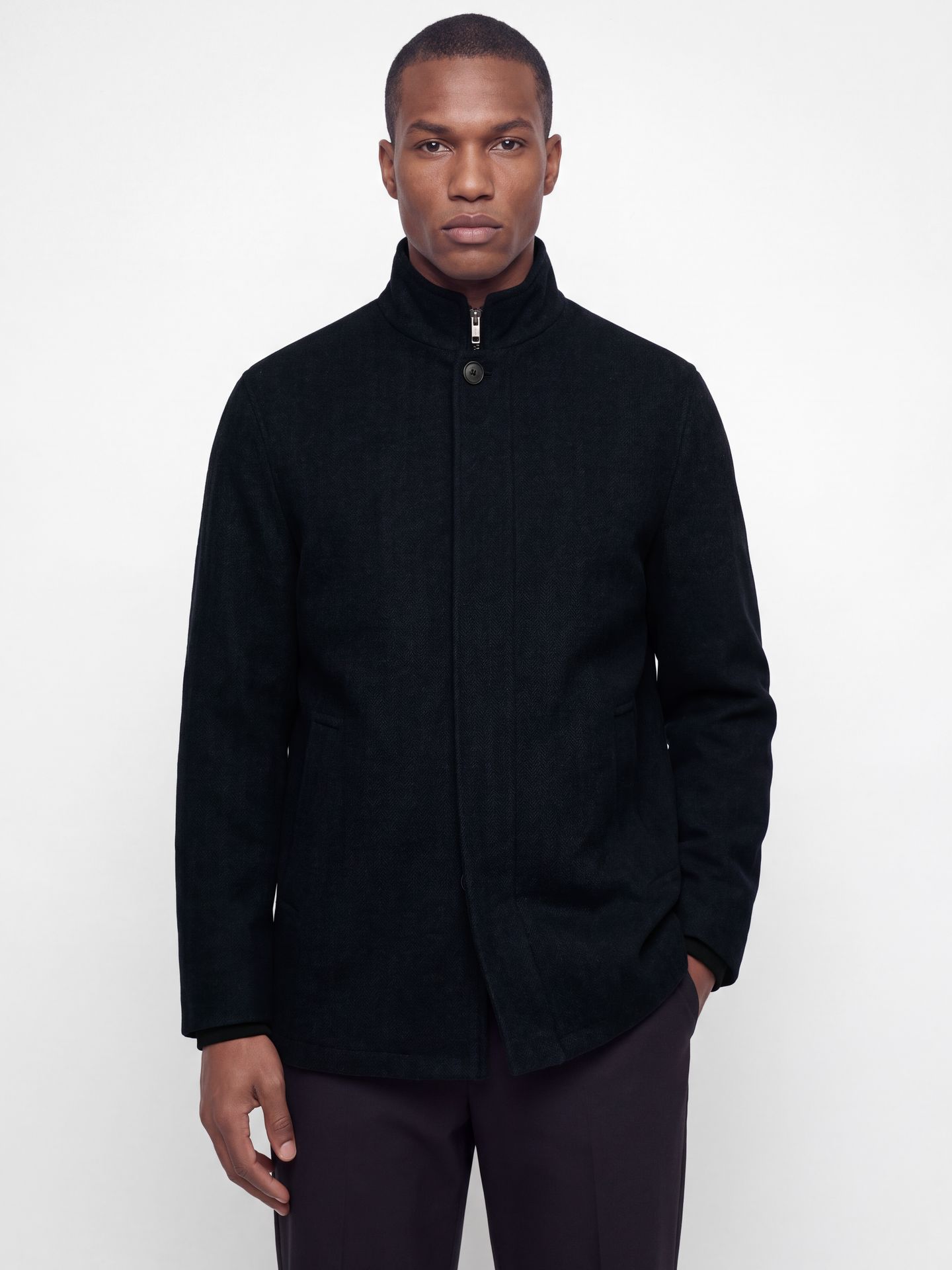 Jack & Jones JJEHARRISON WOOL JACKET SN Dark Navy/LOOSE 00110238-EKA26011400000219