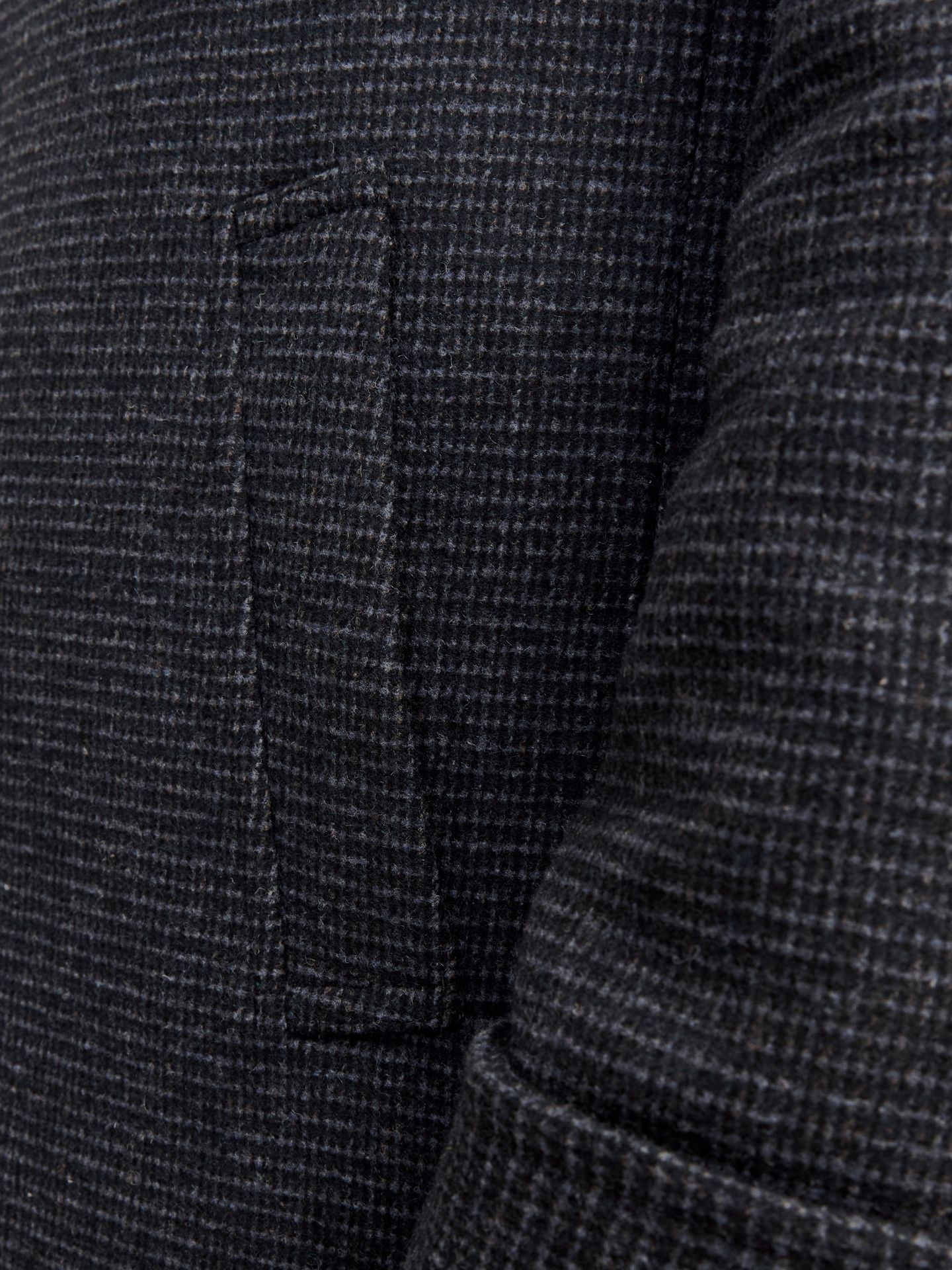 Jack & Jones JJEMELTON WOOL COAT SN Dark Grey Melange/STRUCTURE 2900150692026