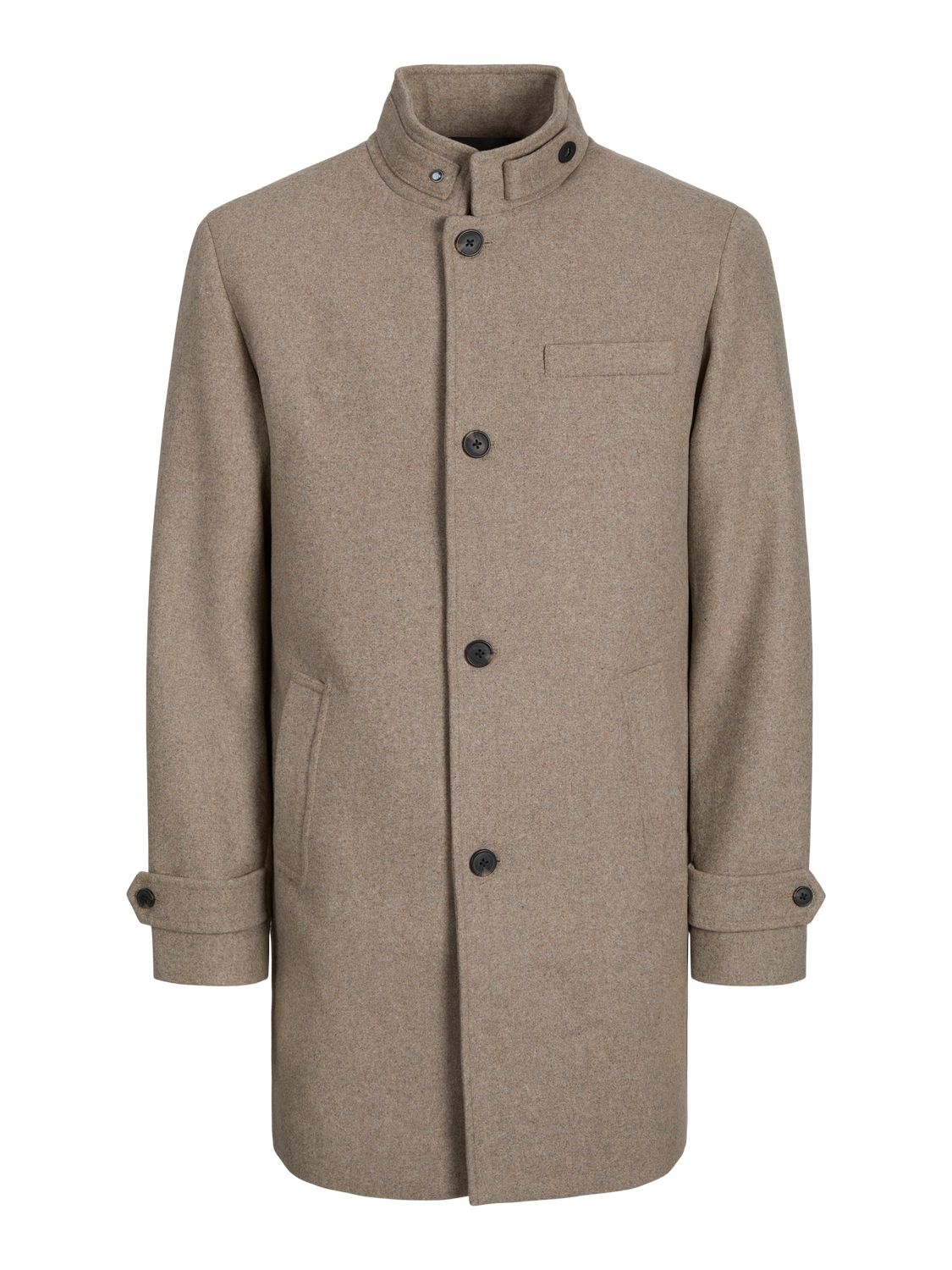 Jack & Jones JJEMELTON WOOL COAT SN Greige 2900150663040