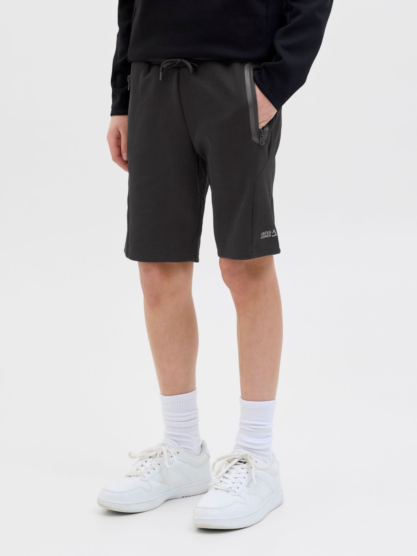 Jack & Jones JPSTGORDON JJFUSION SWEAT SHORTS N Black 00110241-EKA26011400000232