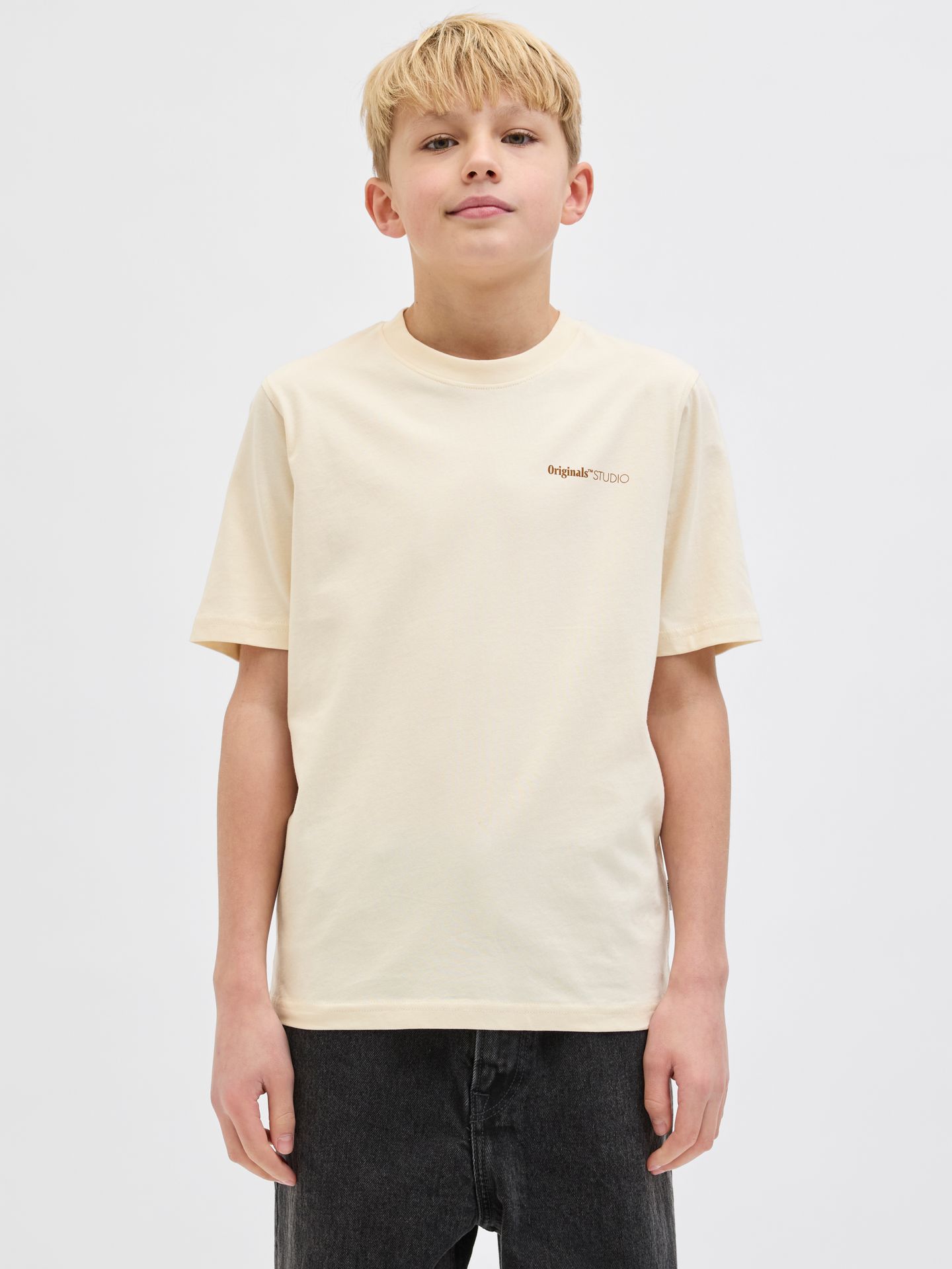 Jack & Jones JORVARENNA PAINTED BACK TEE SS CRE Antique White 00110245-EKA26011400002487