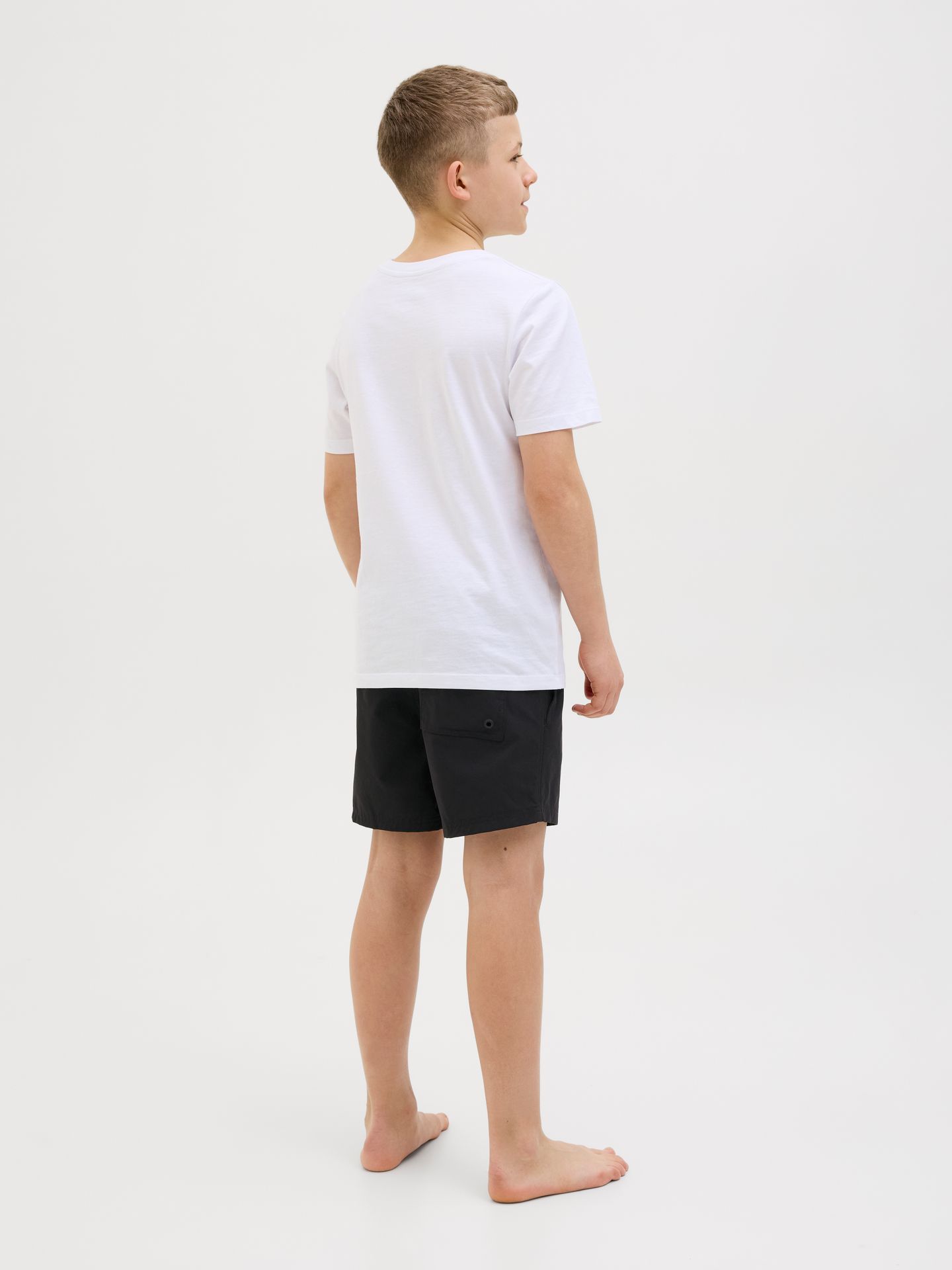 Jack & Jones JPSTMAUI JJSWIM DB WB NEON AKM JNR Black/Black & Black 2900150687022