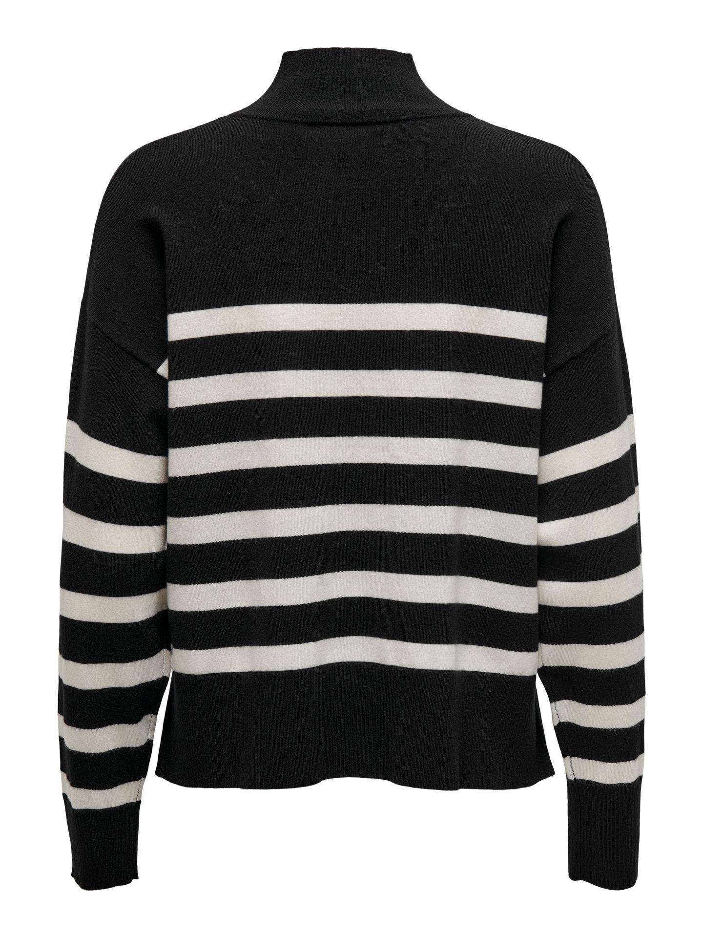 Only ONLBARI L/S HIGHNECK KNT NOOS Black/With Clara Leo 2900150729043