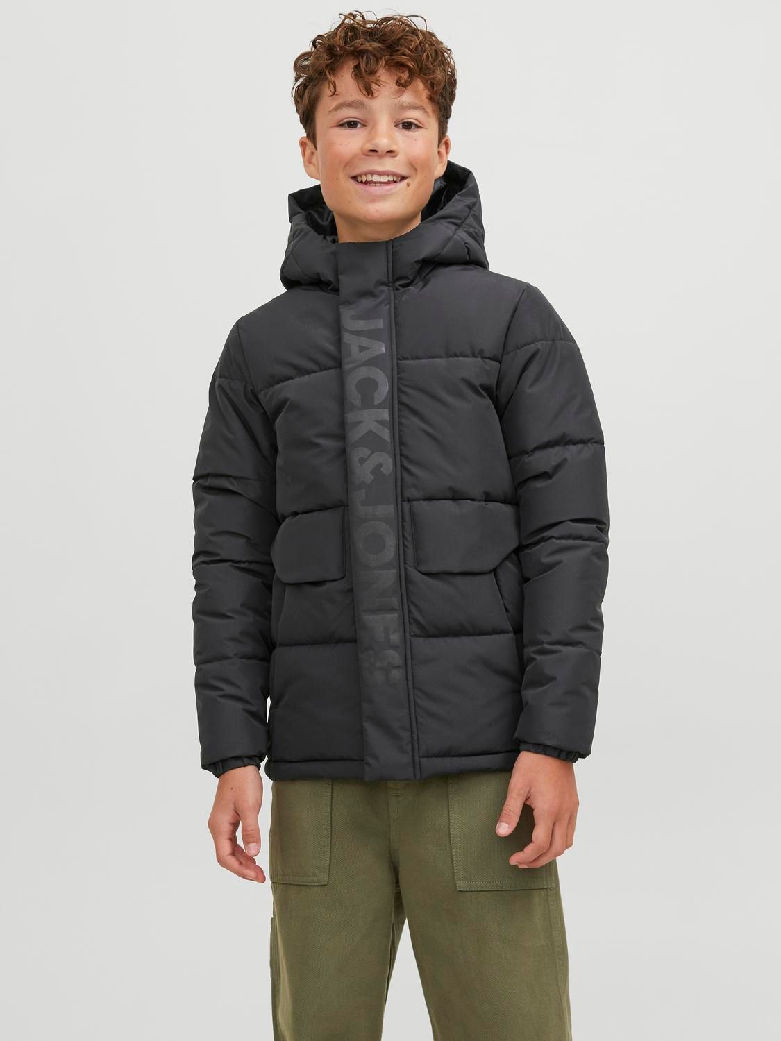 Jack & Jones JCOSPEED PUFFER SN JNR Black/Black & Black 2900152548048 Jack & Jones JCOSPEED PUFFER SN JNR Black/Black & Black 2900152548048