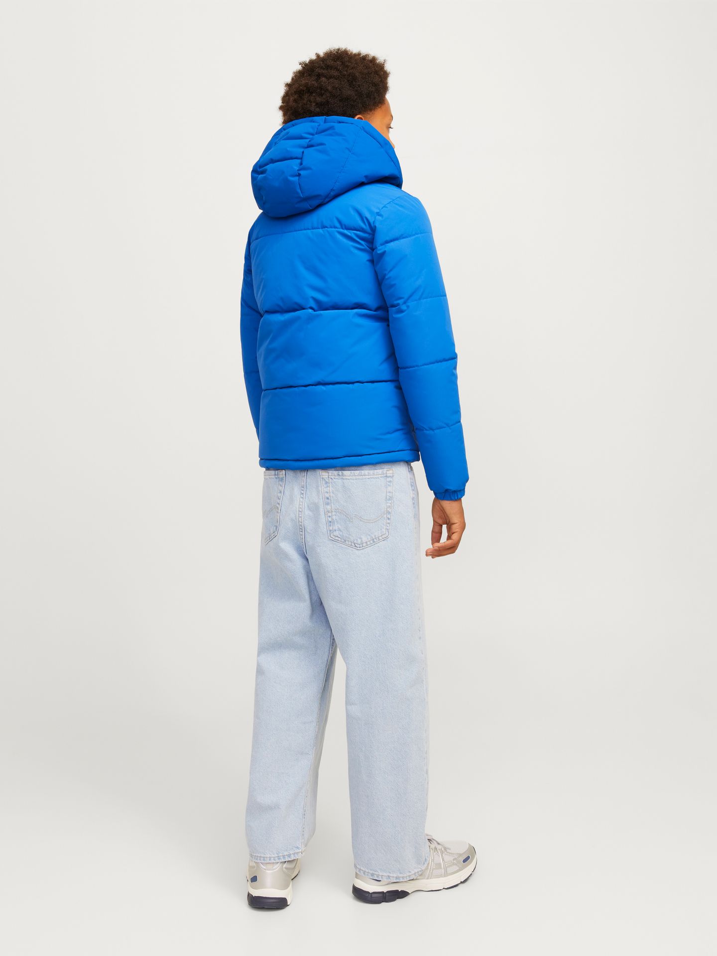 Jack & Jones JCOSPEED PUFFER SN JNR Nautical Blue/TONAL BLOCKING / TONE 2900150745012