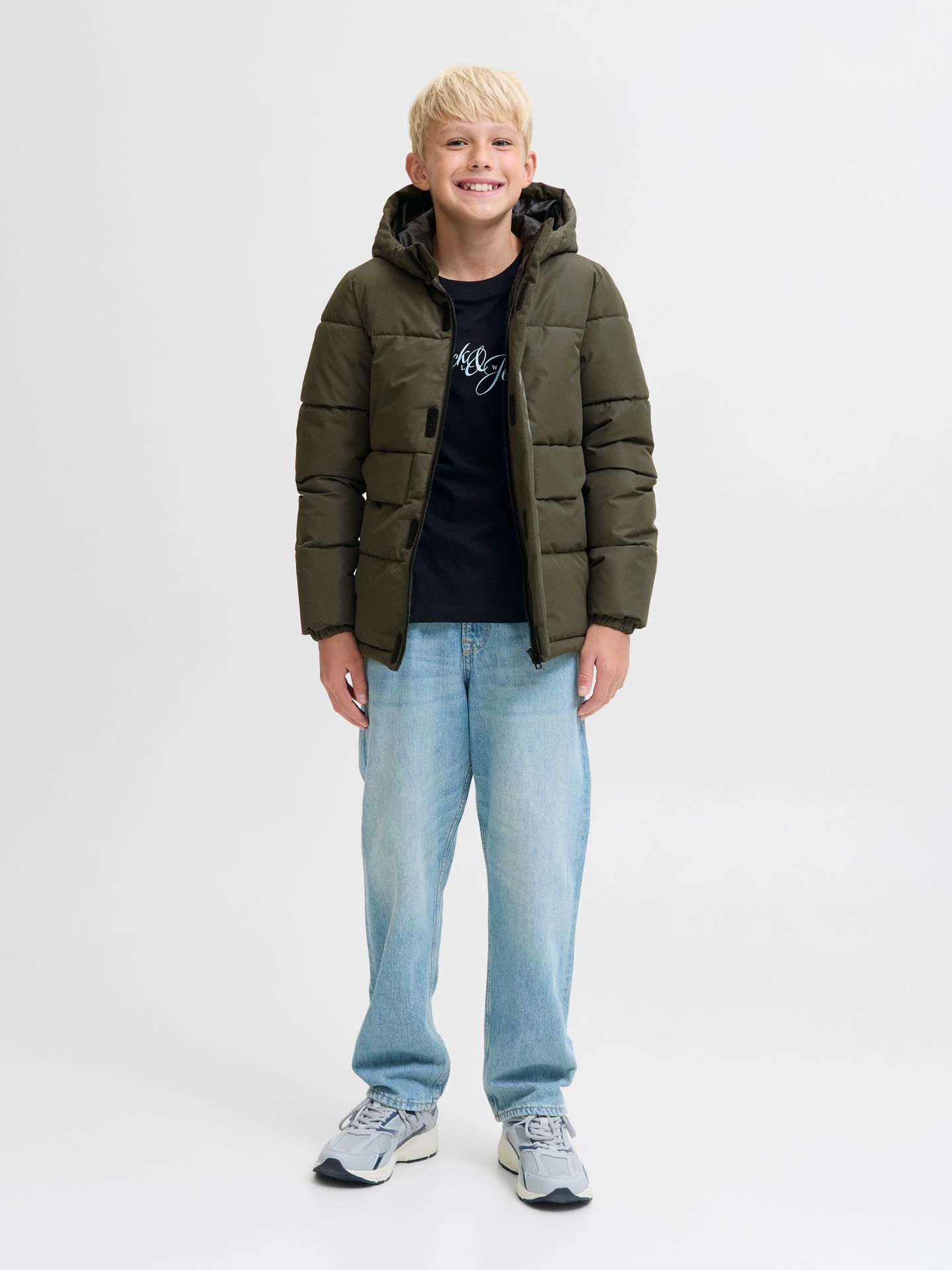 Jack & Jones JCOSPEED PUFFER SN JNR Duffel Bag/TONE IN TONE LOGO CHEST 2900152549038