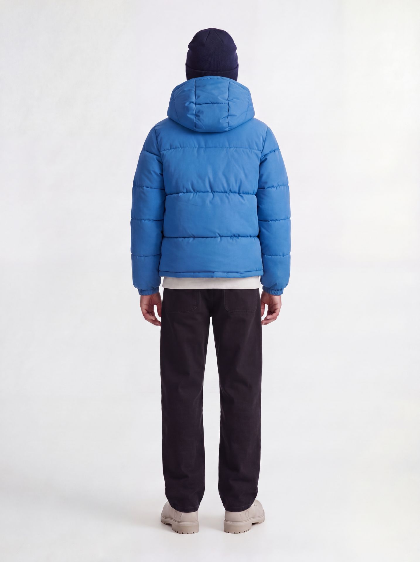 Jack & Jones JCOSPEED PUFFER SN JNR Imperial Blue/BLACK BLOCKING / TONE 2900168501037