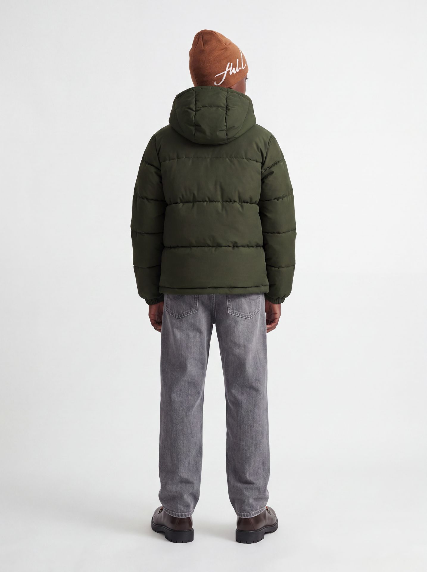 Jack & Jones JCOSPEED PUFFER SN JNR Rosin/BLACK BLOCKING / TONE IN TONE 2900168502010