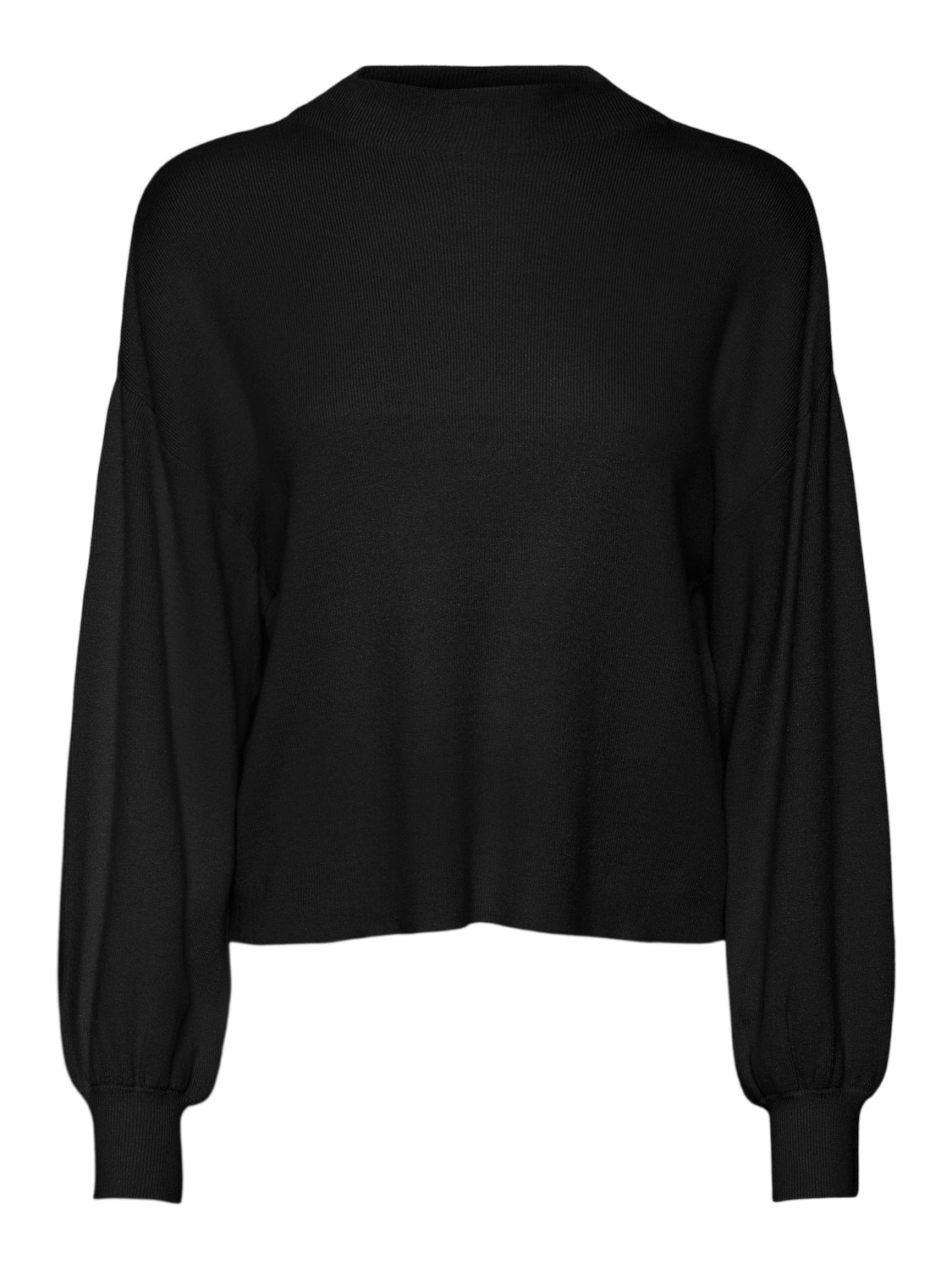 Vero Moda VMNANCY LS FUNNELNK PULLOVER GA Black 2900150770052