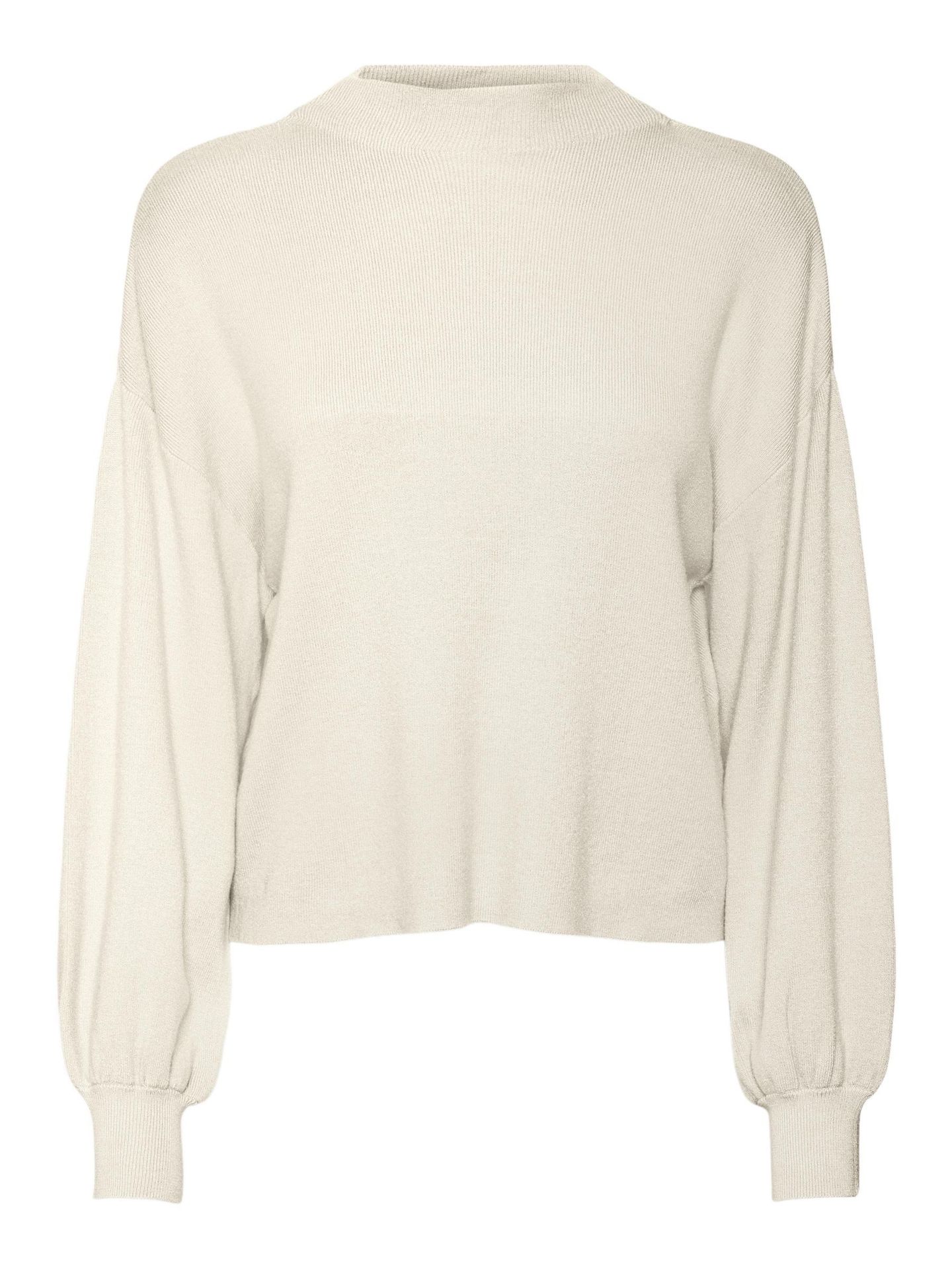 Vero Moda VMNANCY LS FUNNELNK PULLOVER GA Birch 2900150762019