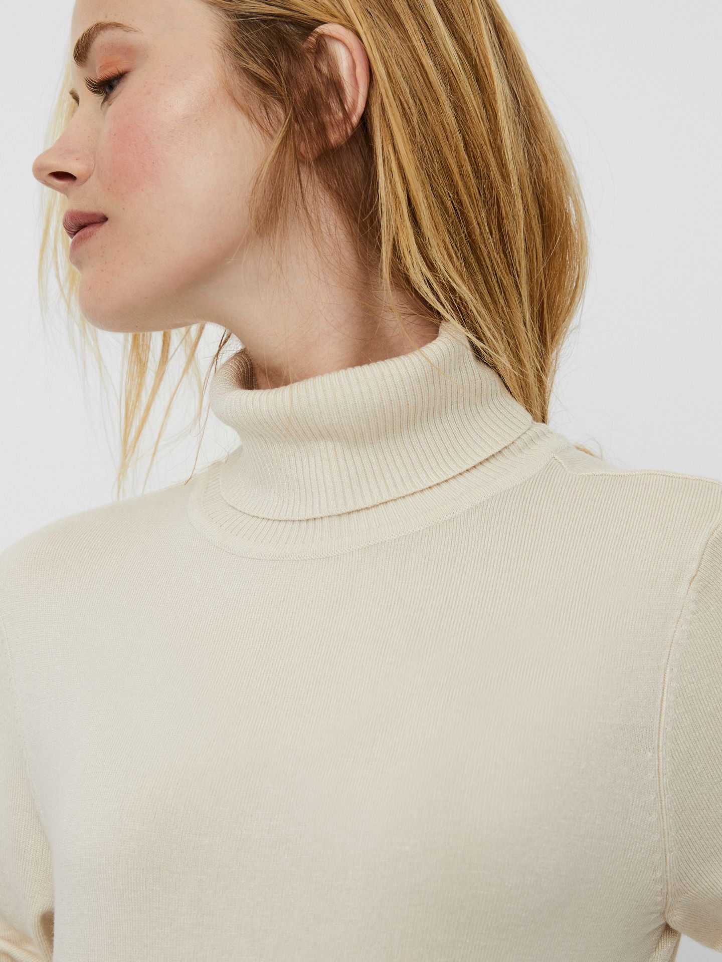 Vero Moda VMGLORY LS ROLLNECK BLOUSE GA NOOS Birch 2900172130056
