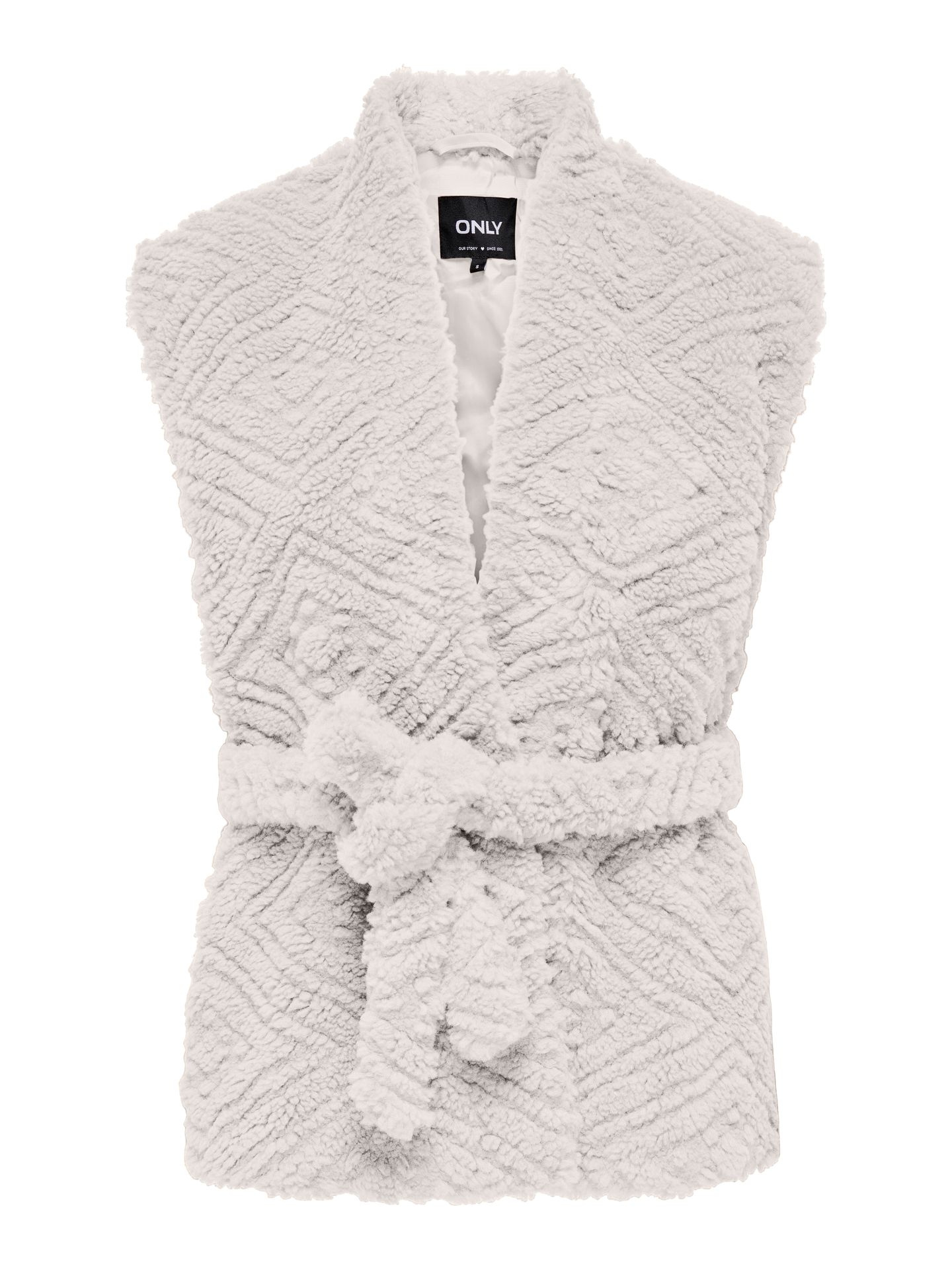 Only ONLGANJA TEDDY WAISTCOAT LIFE CC OT White Sand 2900150778027
