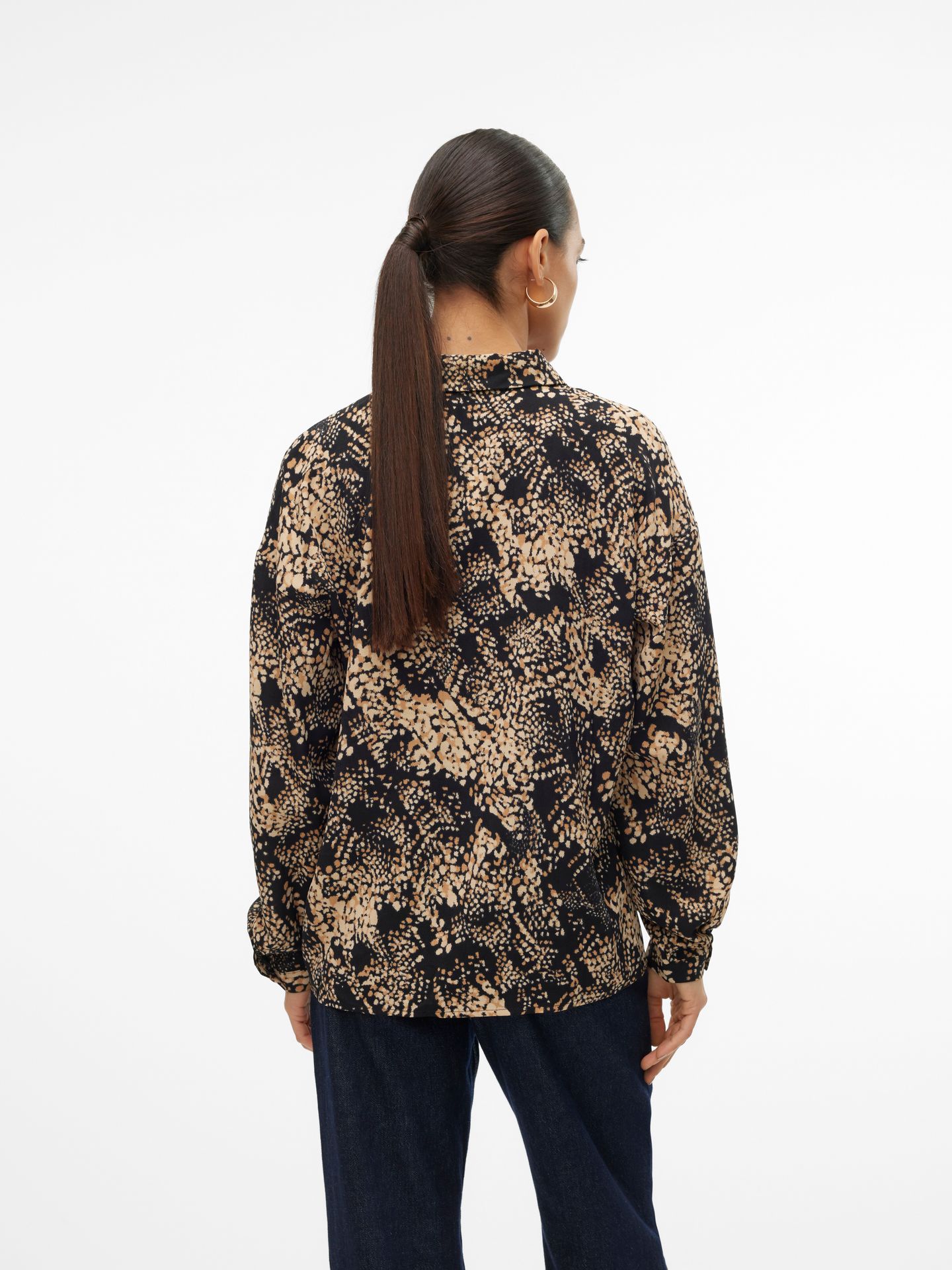 Vero Moda VMOFREYA L/S SHIRT WVN BTQ GA Tigers Eye/Ofreya 2900150784011