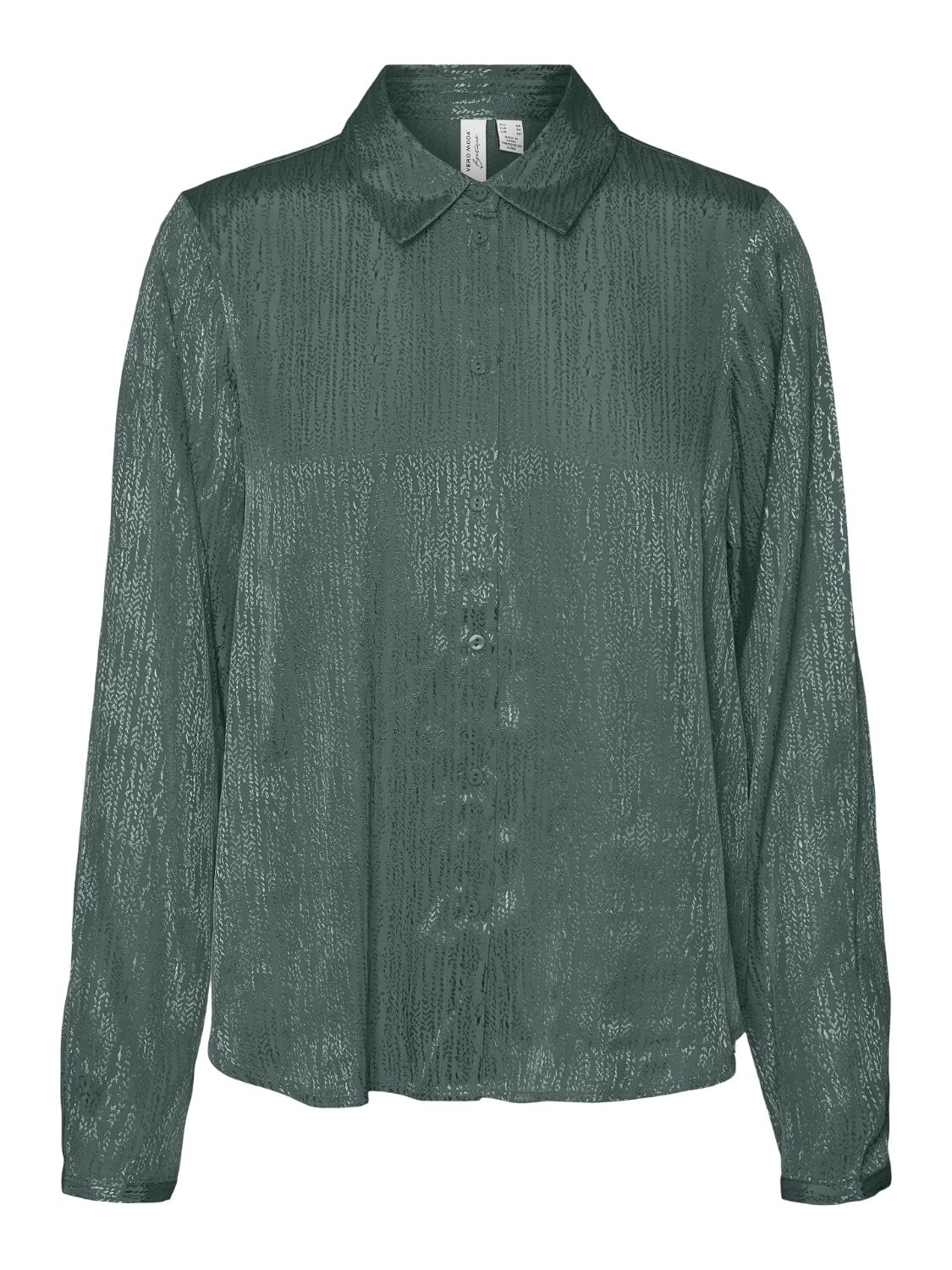 Vero Moda VMOTHEA L/S SHIRT WVN BTQ Balsam Green 2900150787012