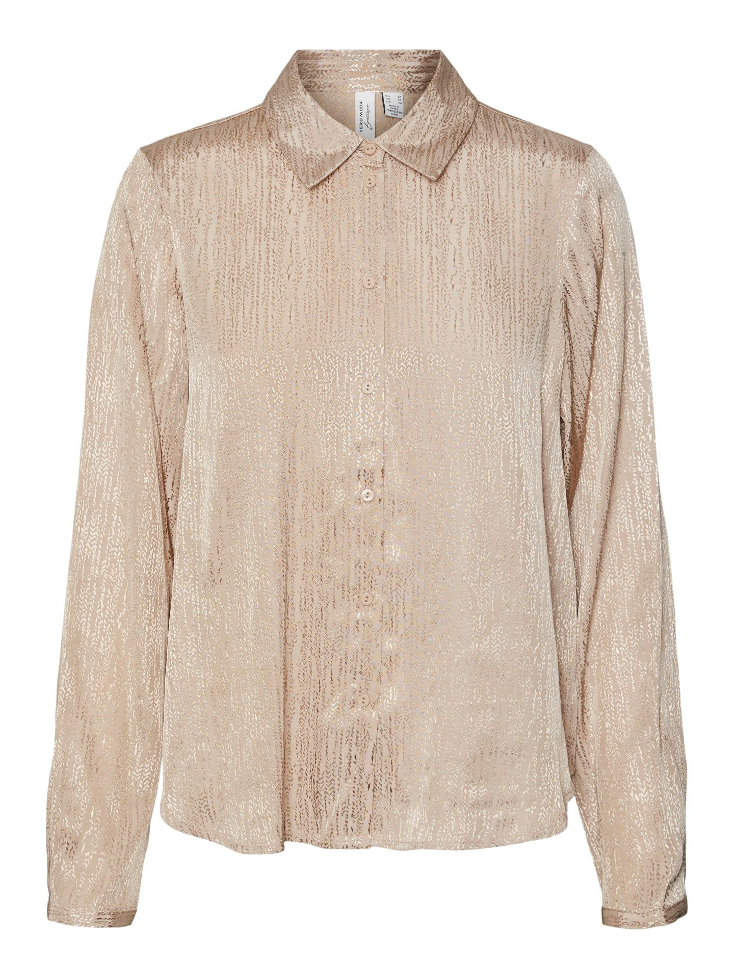 Vero Moda VMOTHEA L/S SHIRT WVN BTQ Silver Mink 2900150786022