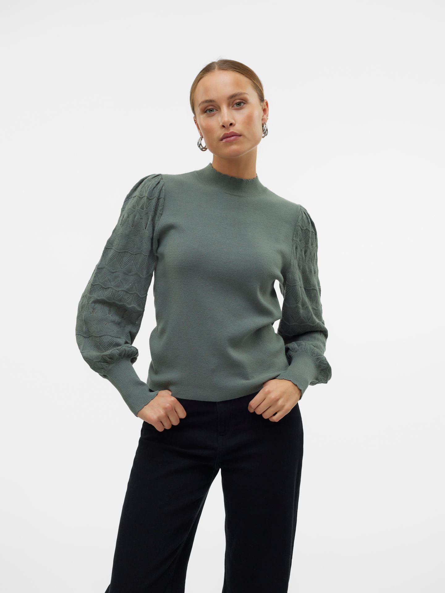 VMLIMONE LS HIGHNECK PULLOVER GA BO